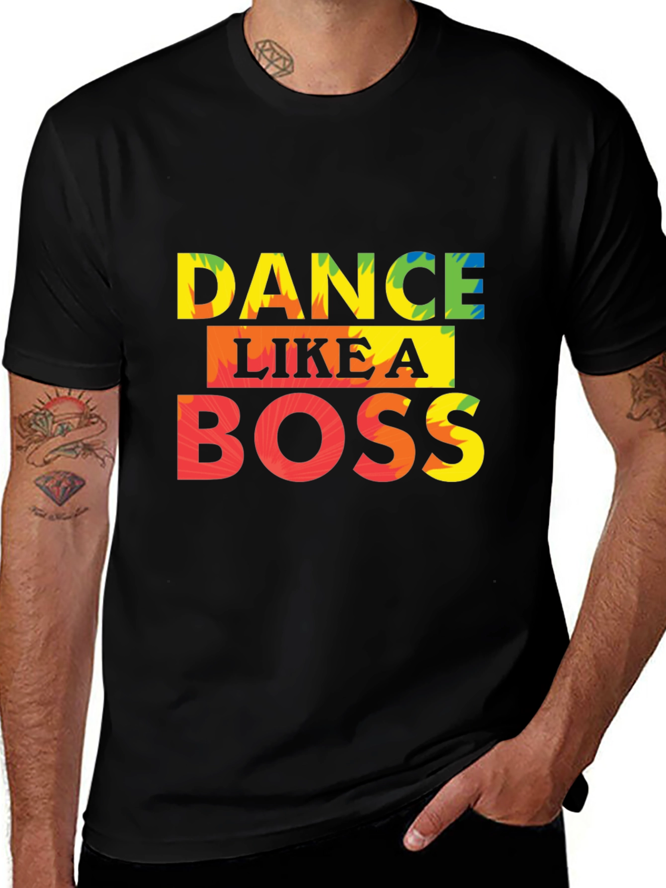 Dance Like a Boss Graphic Tee - Black