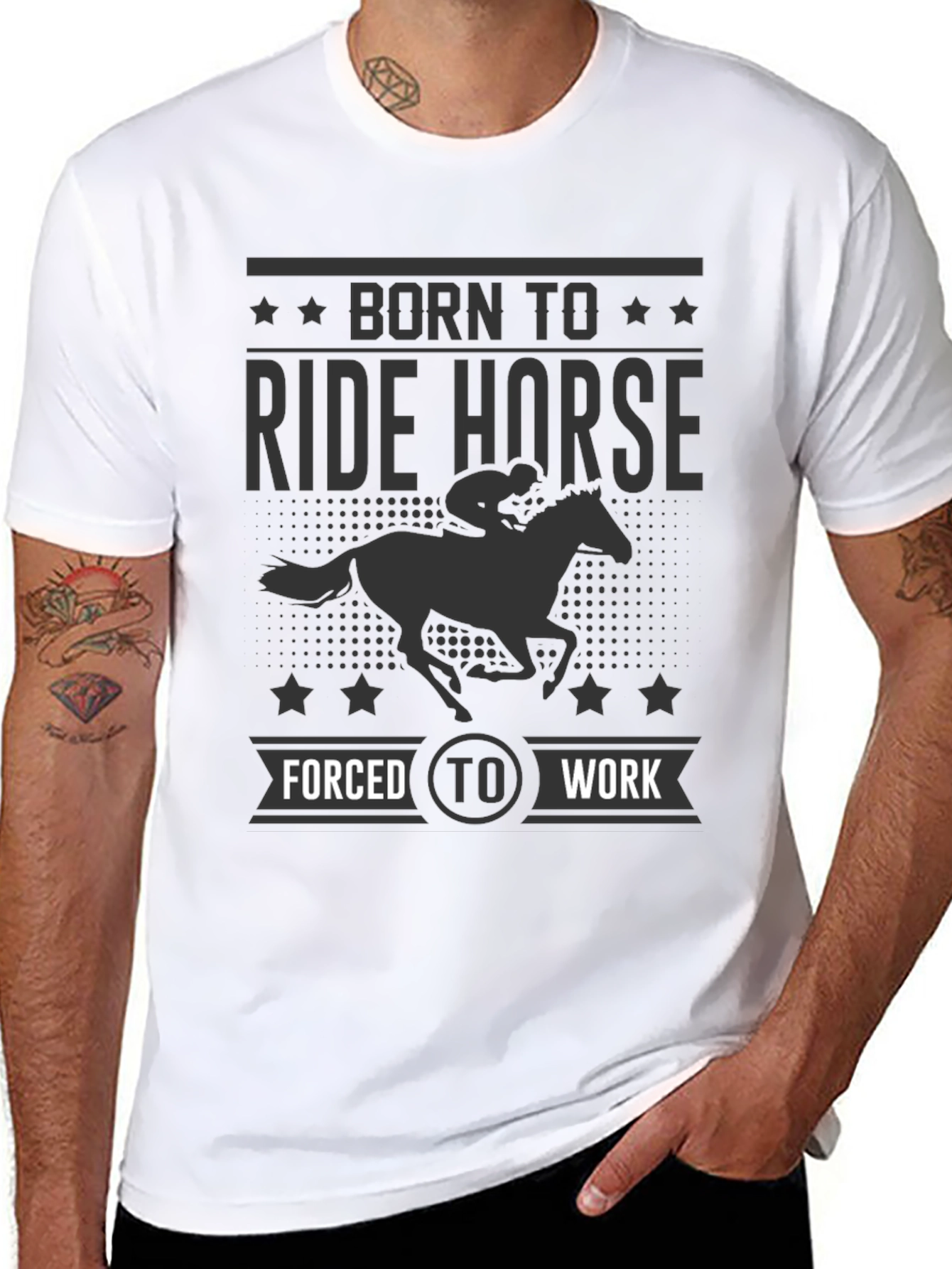 Born To Ride Horse - Graphic Tee