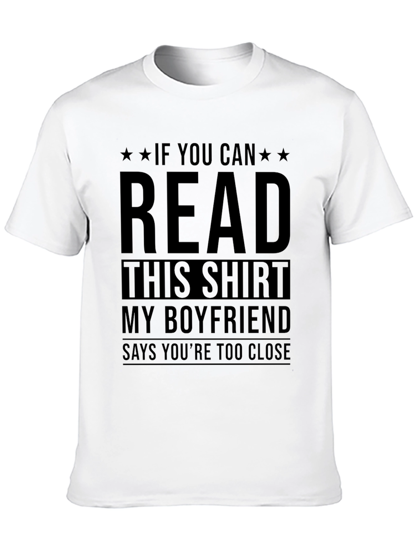 Funny Boyfriend T-Shirt - Read This Shirt