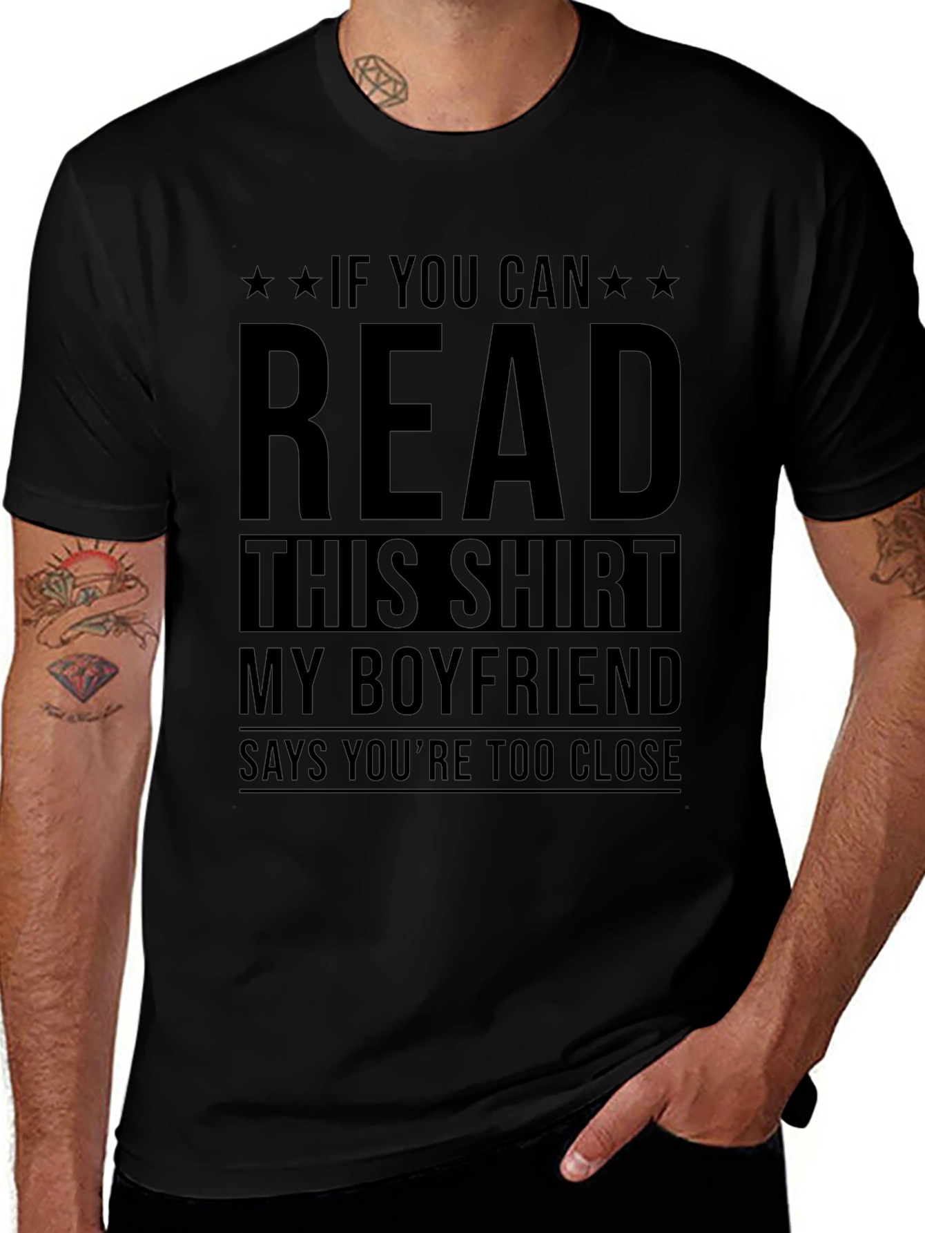 Funny Boyfriend T-Shirt - Read This Shirt