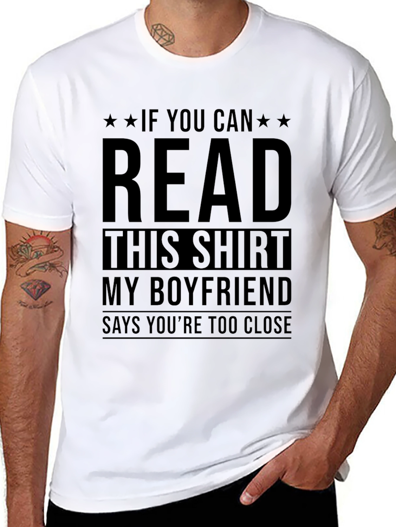 Funny Boyfriend T-Shirt - Read This Shirt