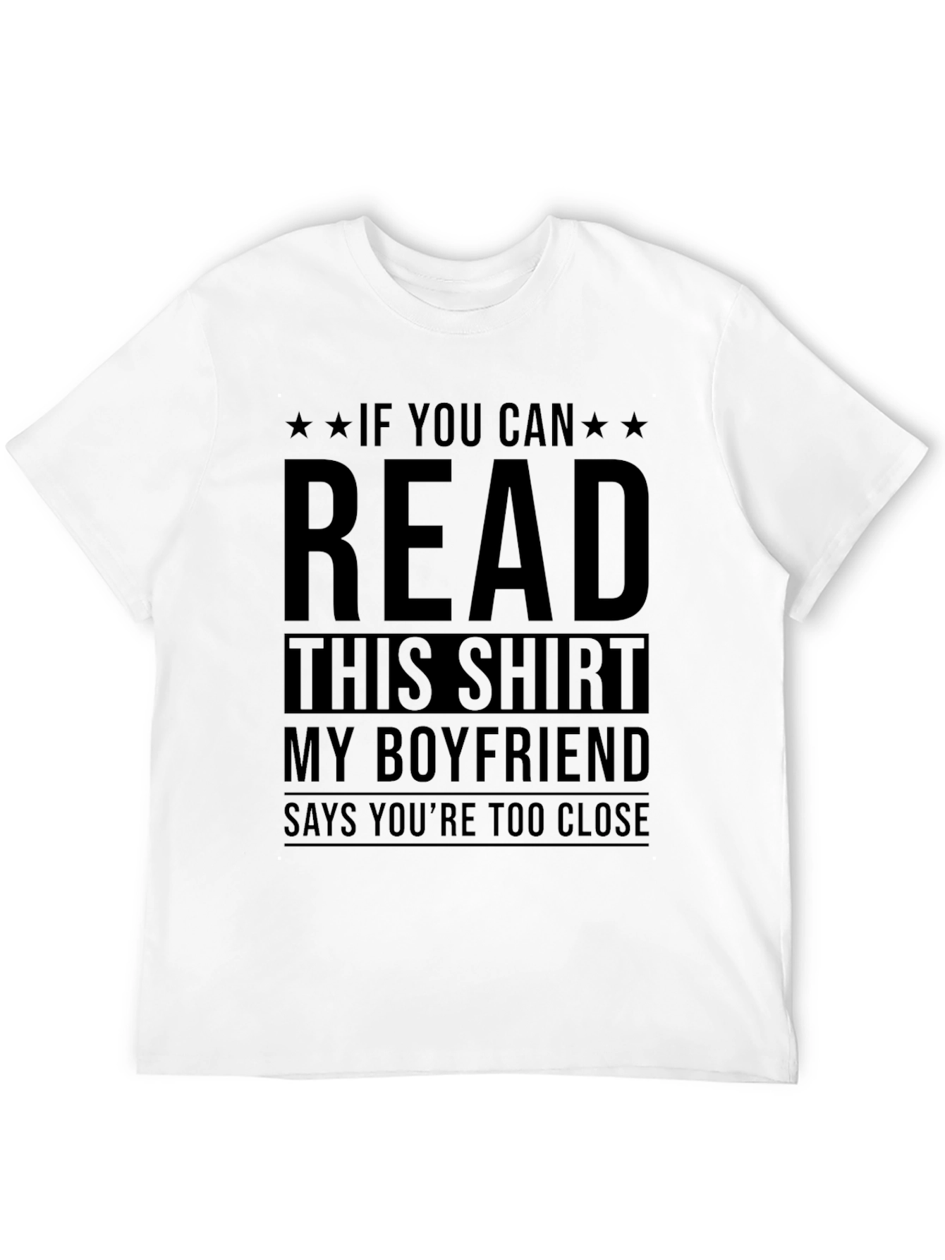 Funny Boyfriend T-Shirt - Read This Shirt