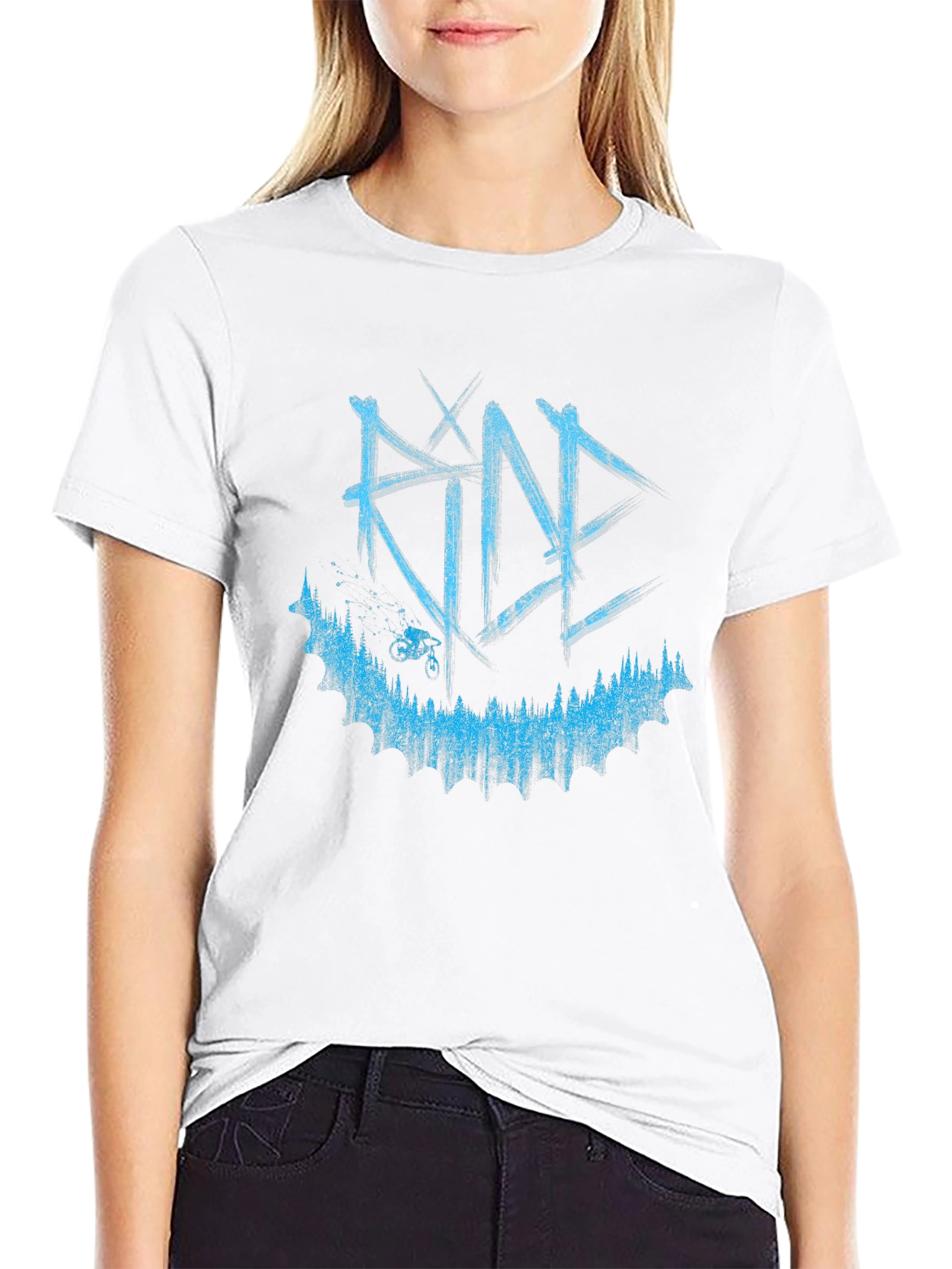 Ride Mountain Bike Graphic Tee - Black