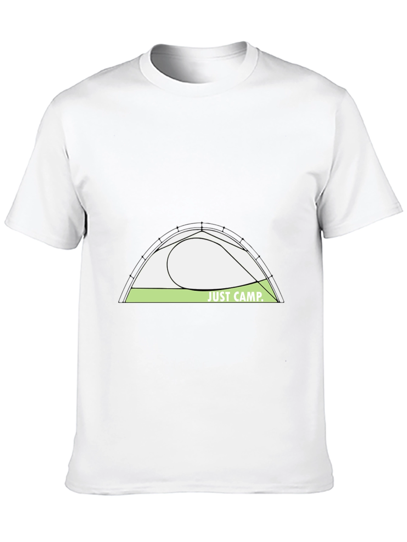 Just Camp Black Graphic Tee