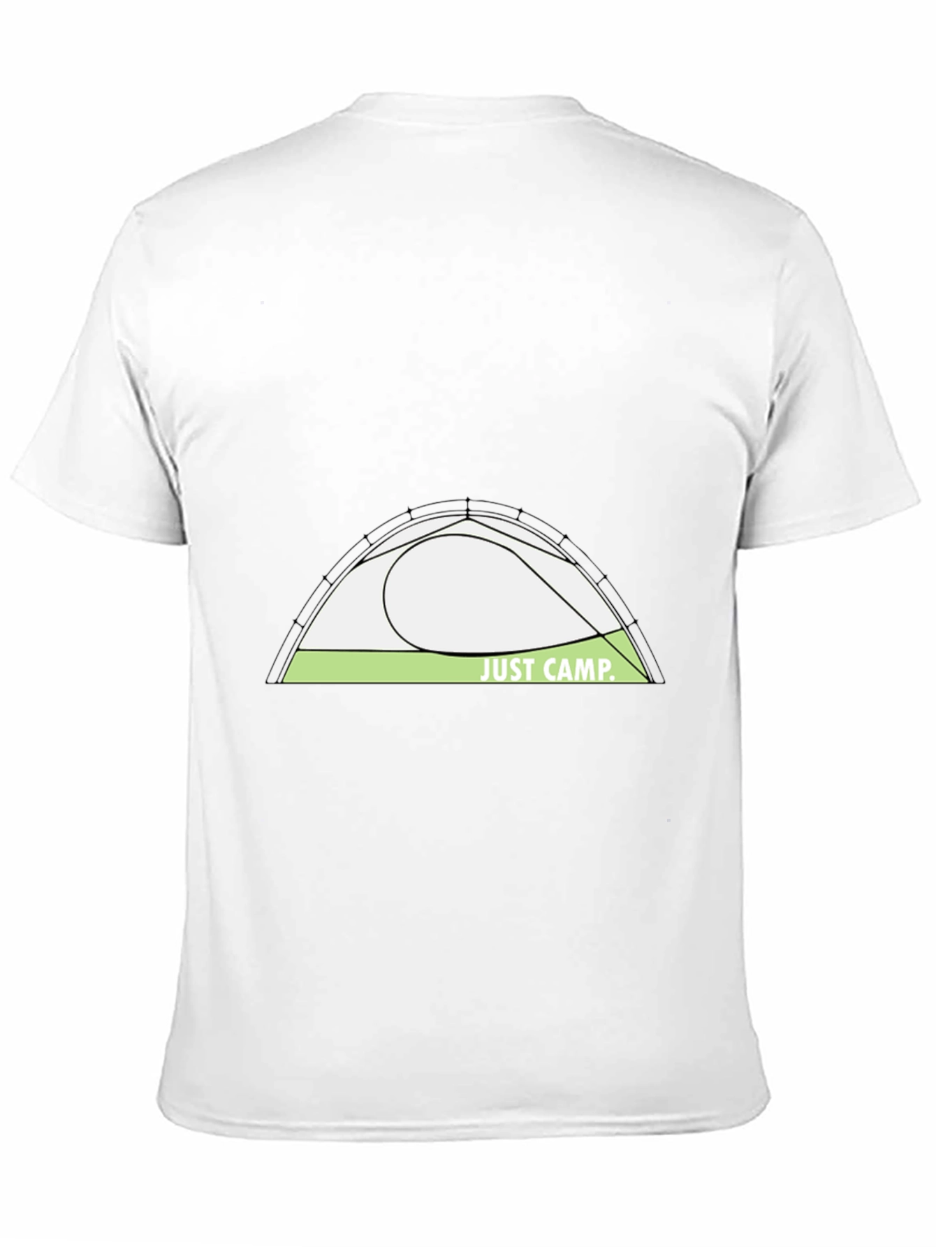 Just Camp Black Graphic Tee