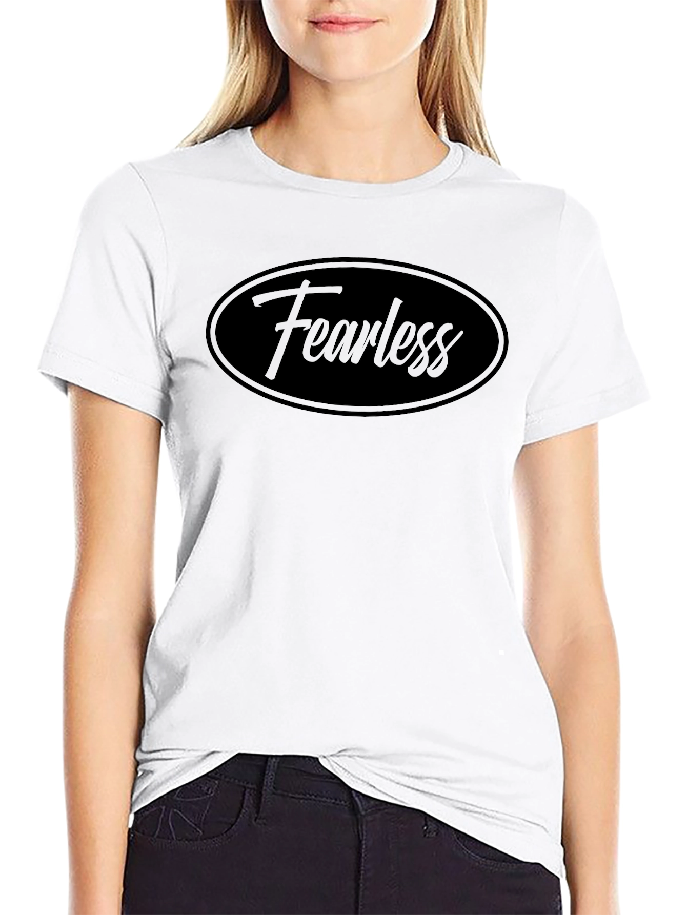 Fearless Graphic T-Shirt - Classic Crew Neck Tee