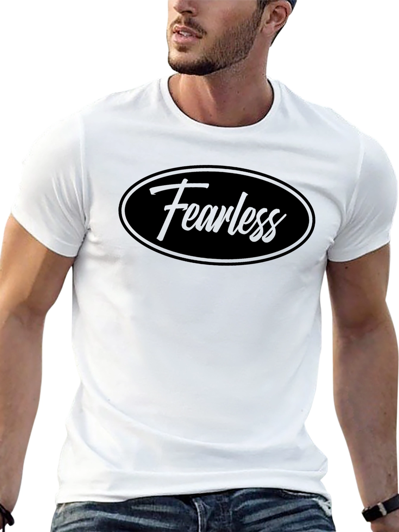 Fearless Graphic T-Shirt - Classic Crew Neck Tee