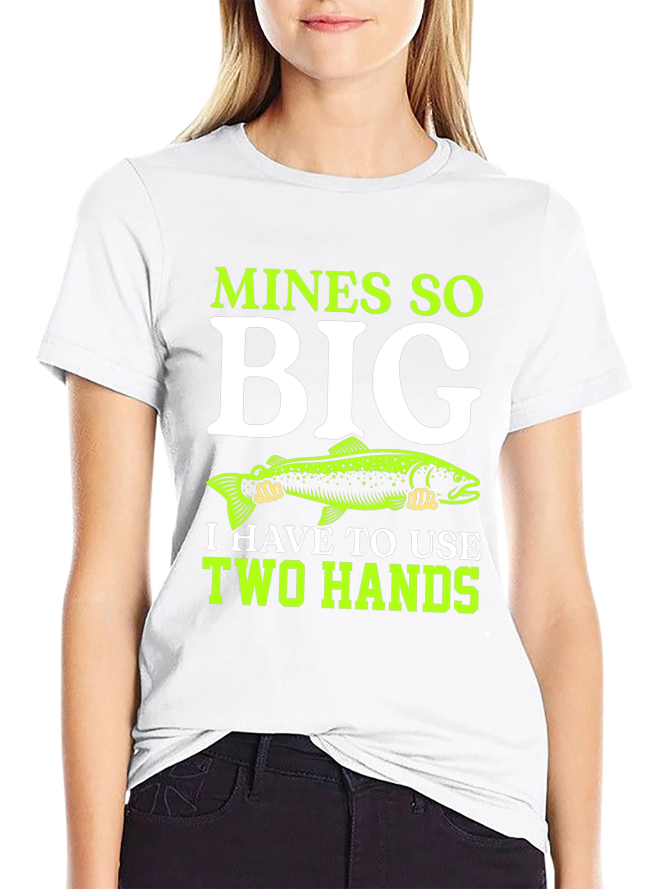 Mines So Big Fishing T-Shirt - Black