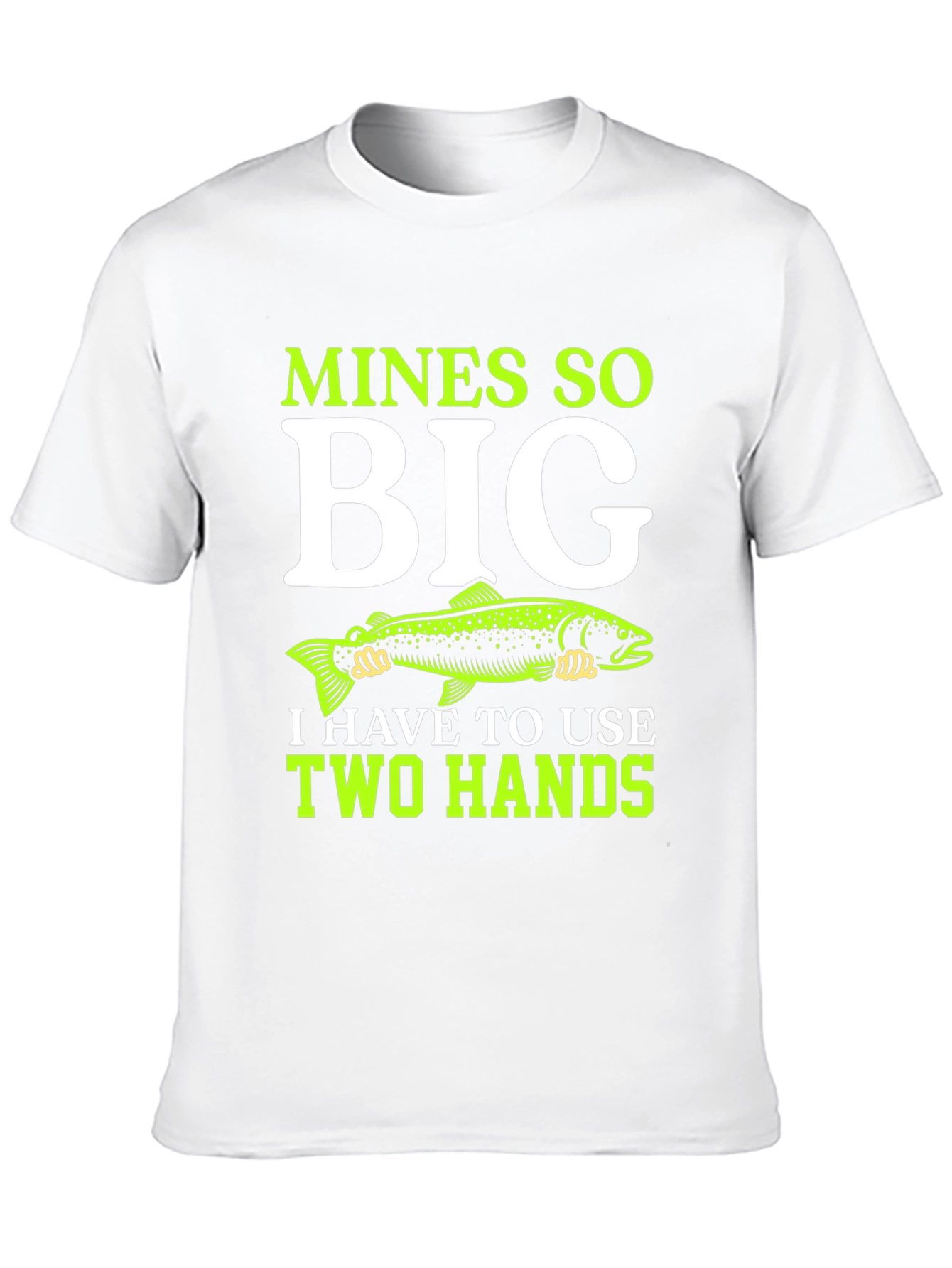 Mines So Big Fishing T-Shirt - Black