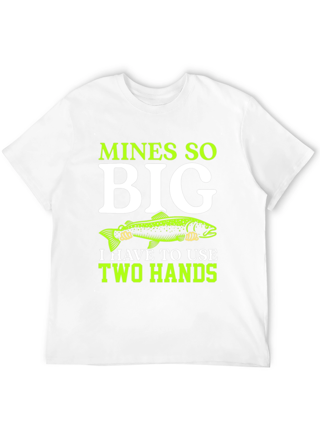Mines So Big Fishing T-Shirt - Black