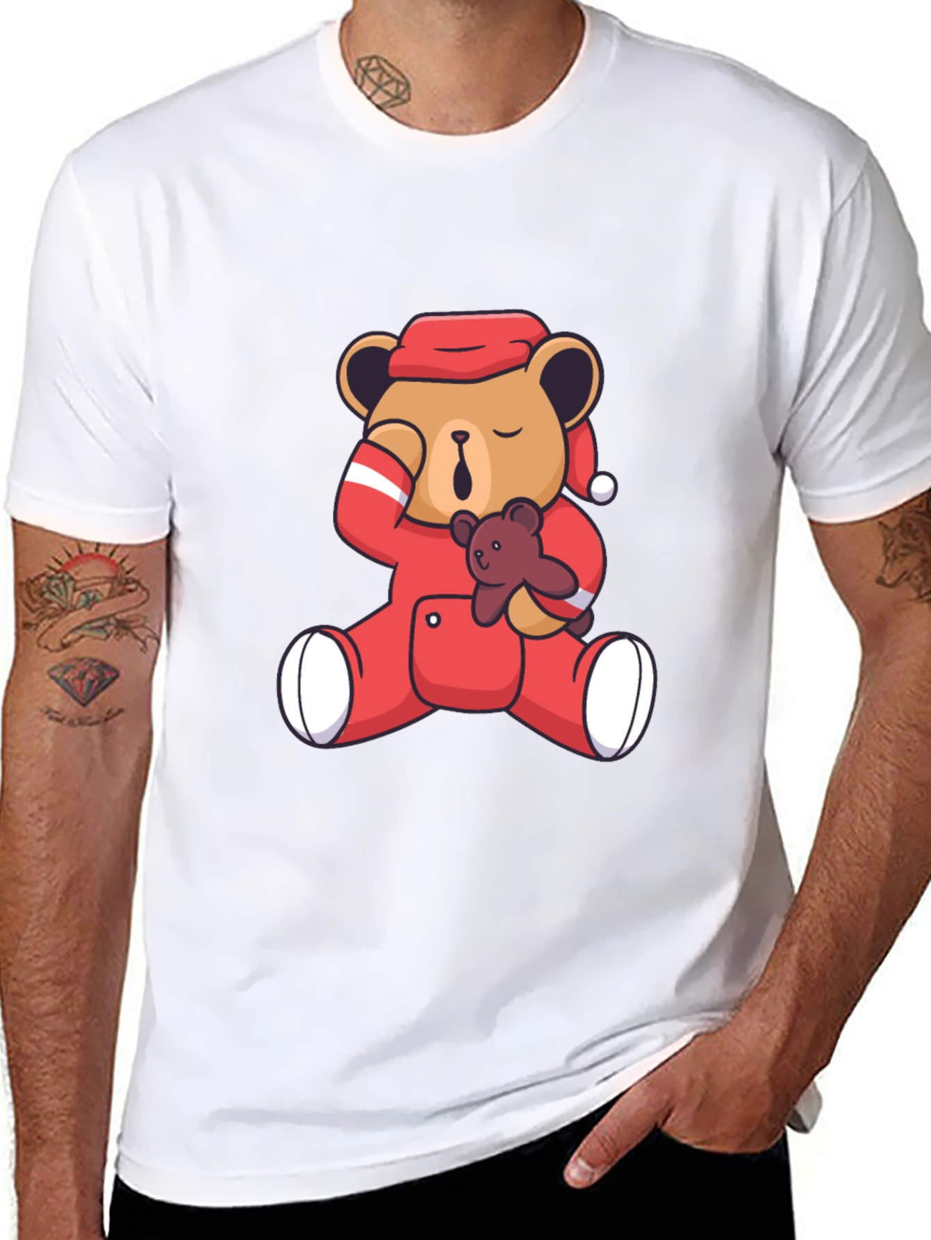 Sleepy Bear Graphic Tee