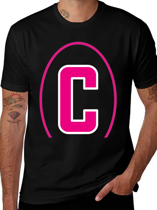 Bold C Graphic Tee - Modern Casual Wear