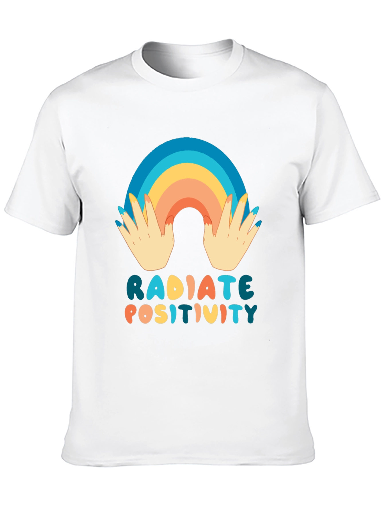 Radiate Positivity Graphic Tee - Black
