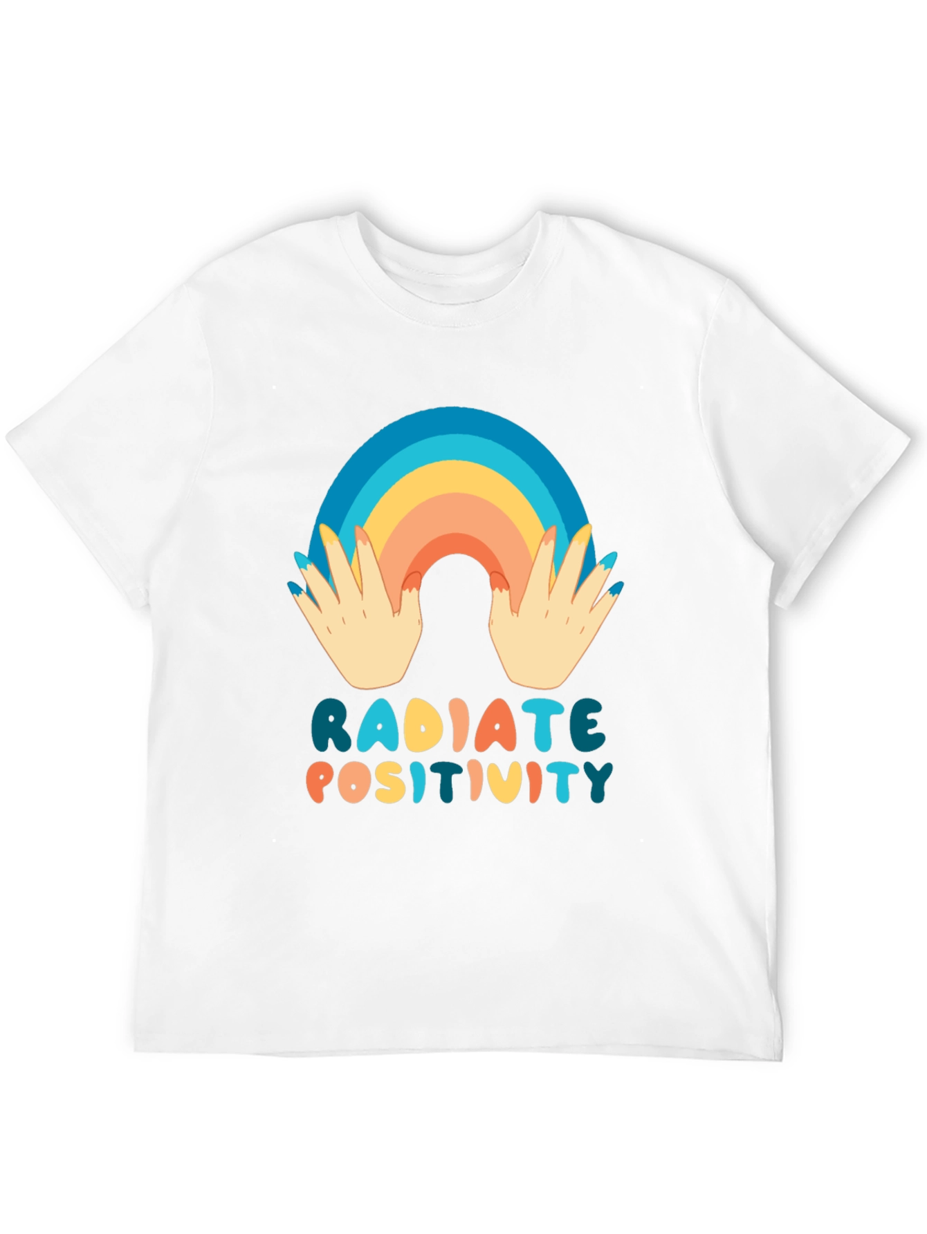 Radiate Positivity Graphic Tee - Black
