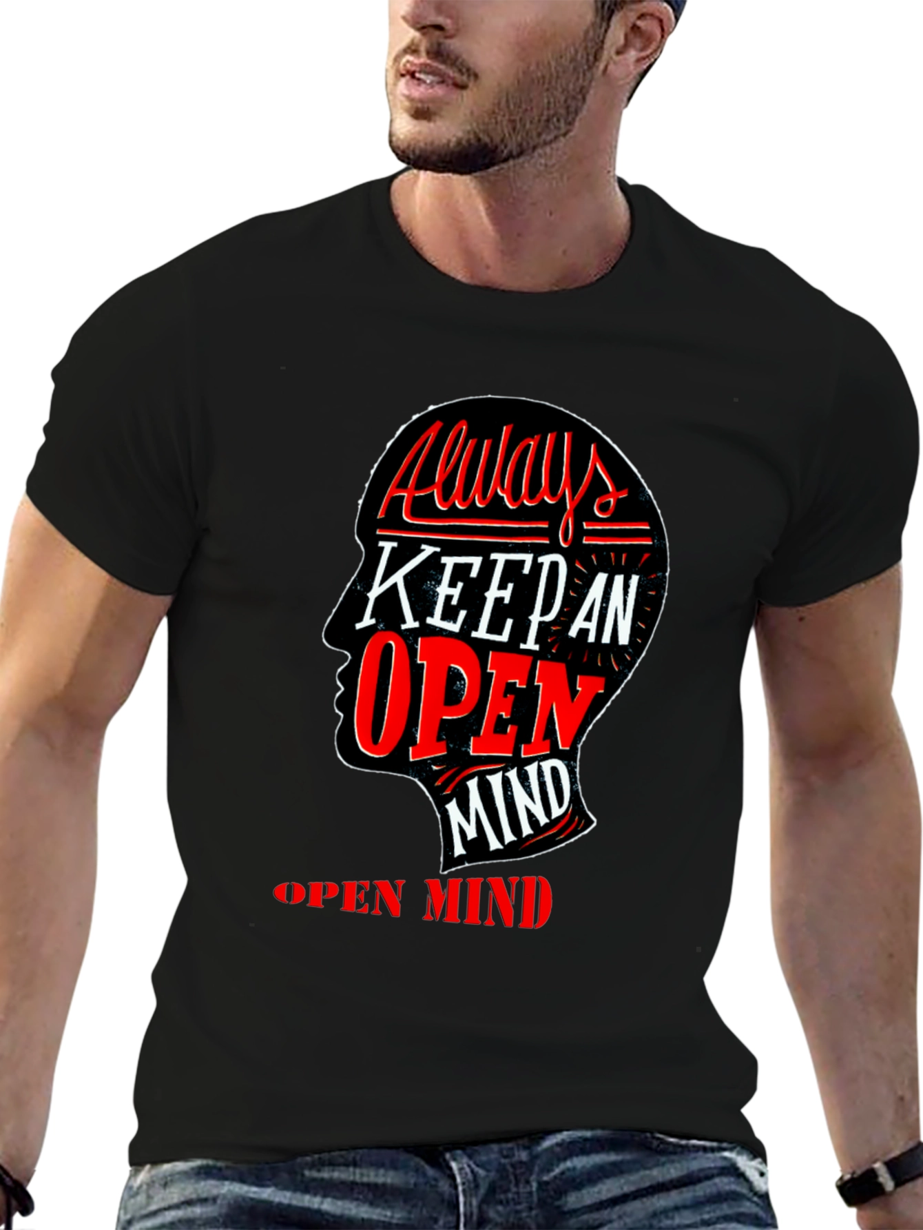 Always Keep an Open Mind Graphic Tee