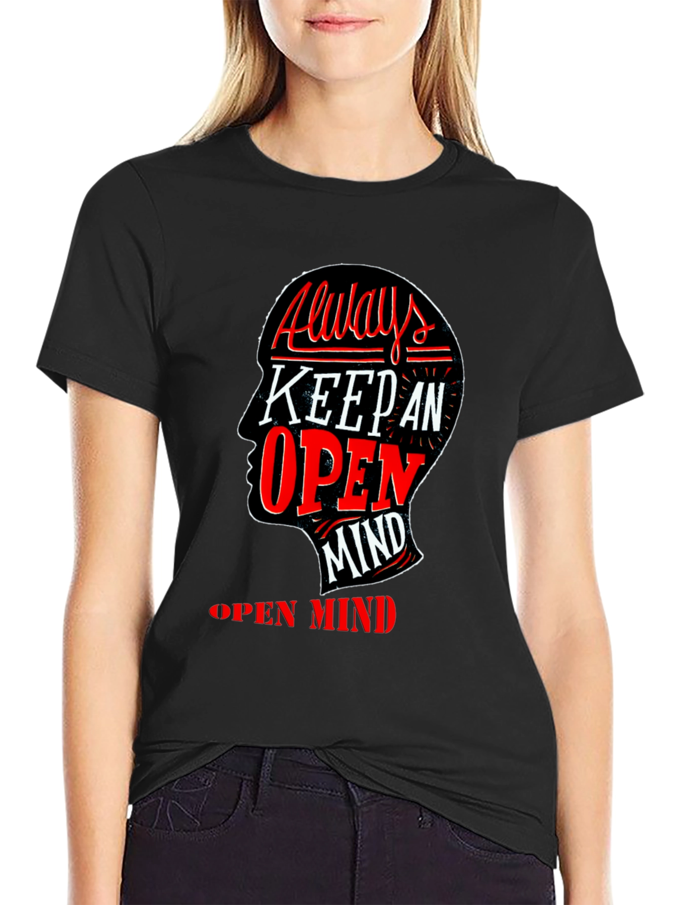 Always Keep an Open Mind Graphic Tee