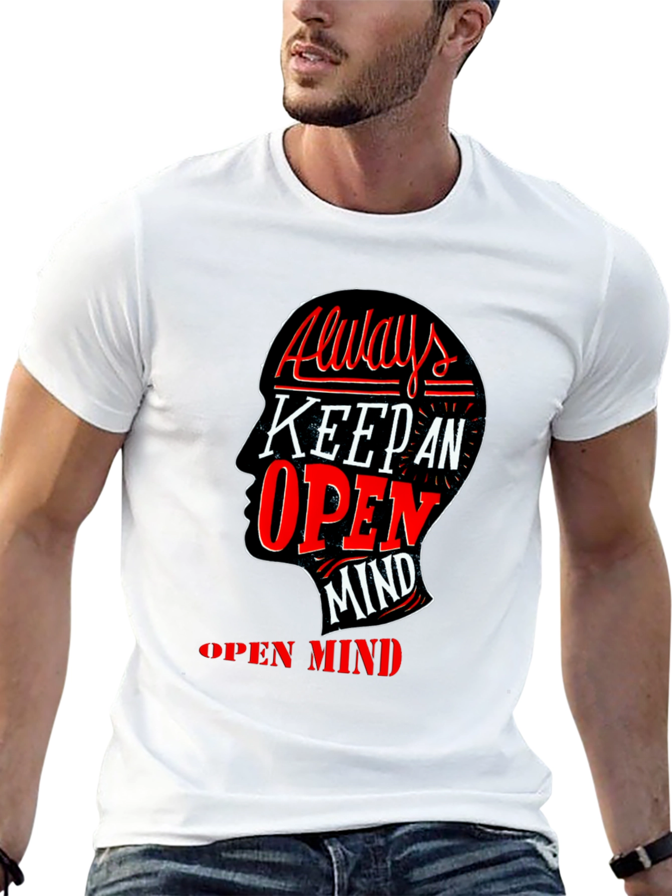 Always Keep an Open Mind Graphic Tee
