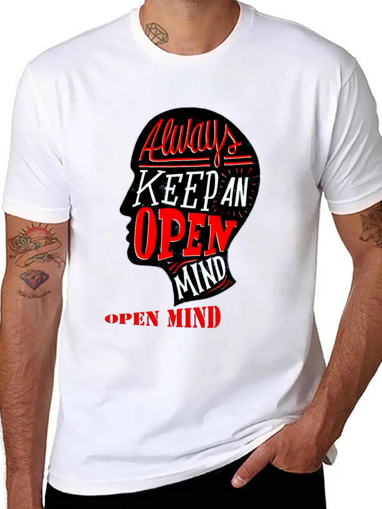 Always Keep an Open Mind Graphic Tee