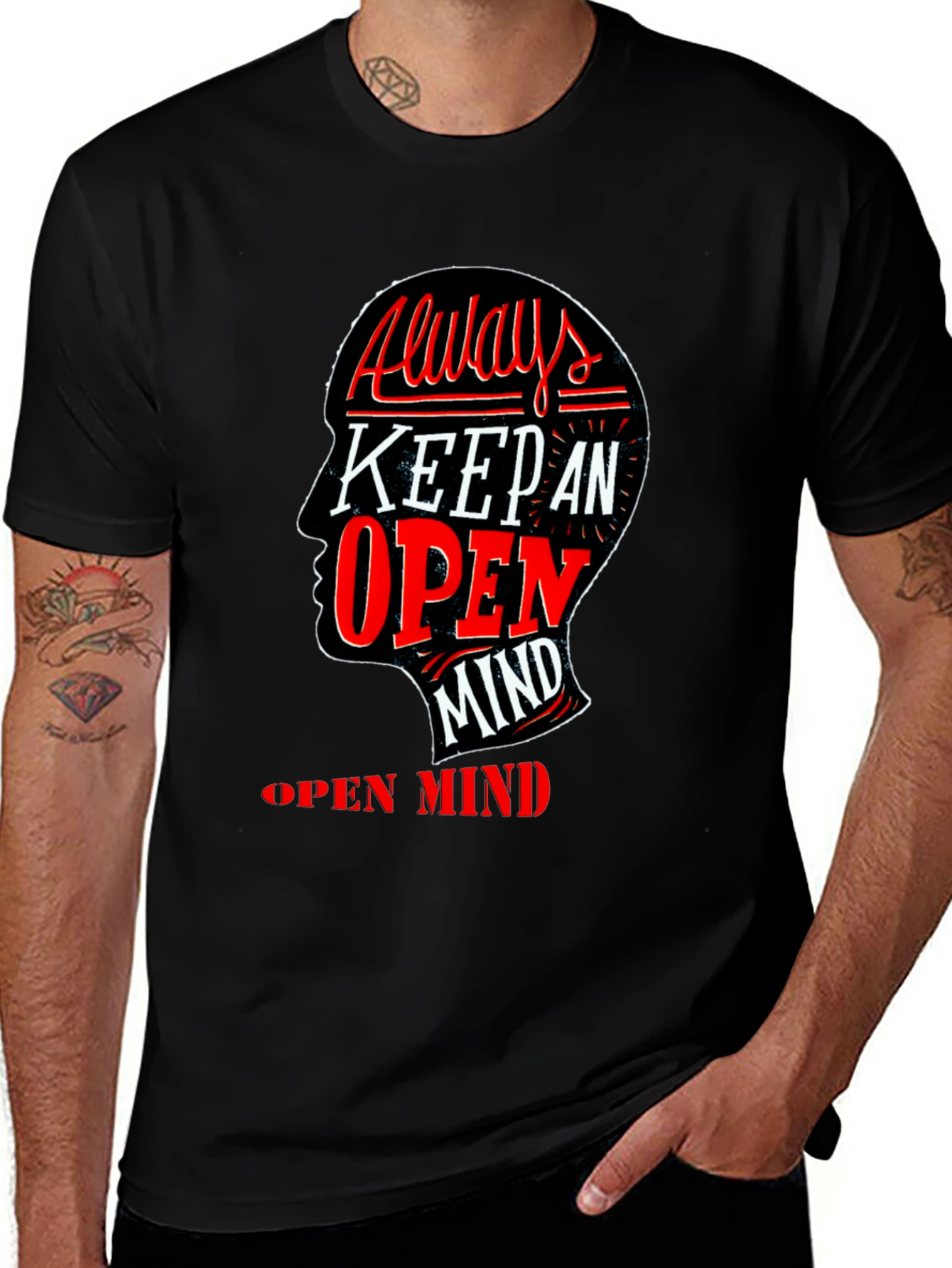 Always Keep an Open Mind Graphic Tee