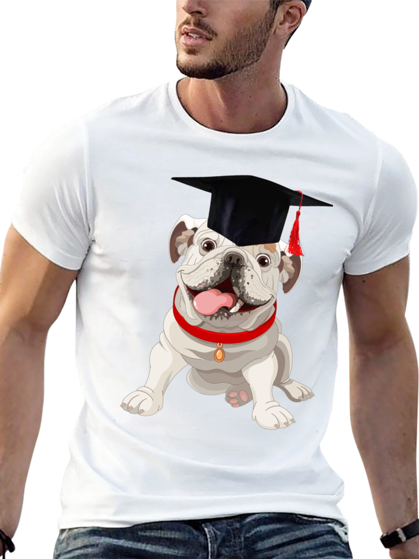 Graduation Bulldog Graphic Tee - Class of 2024