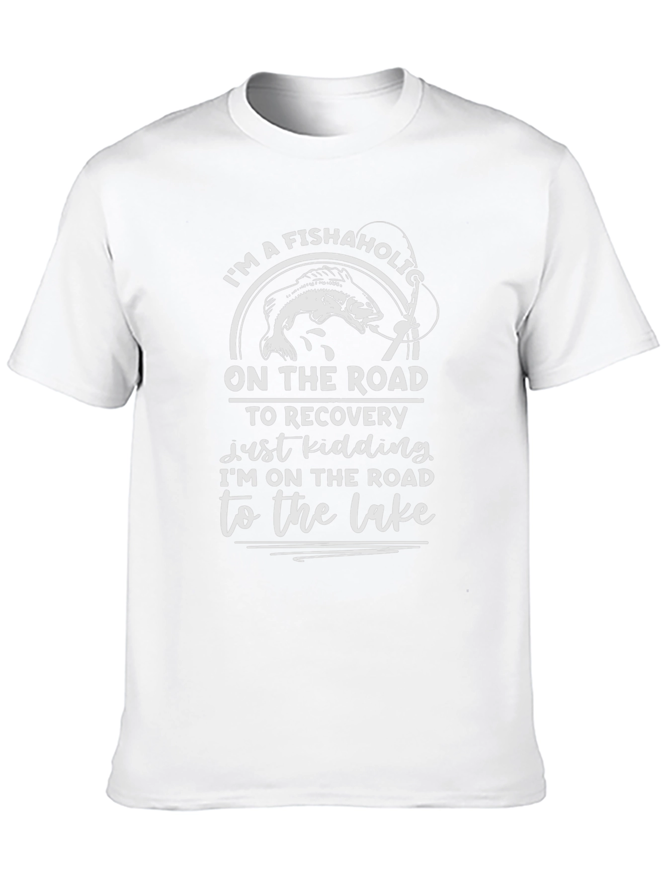 Fishaholic T-Shirt: Road to the Lake Graphic Tee