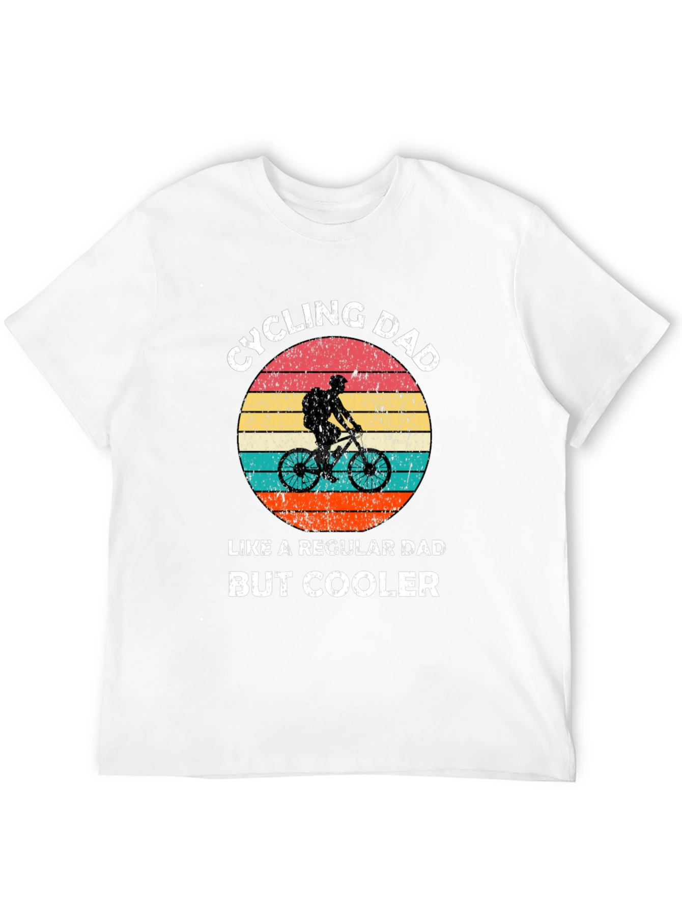 Cycling Dad T-Shirt - Retro Design