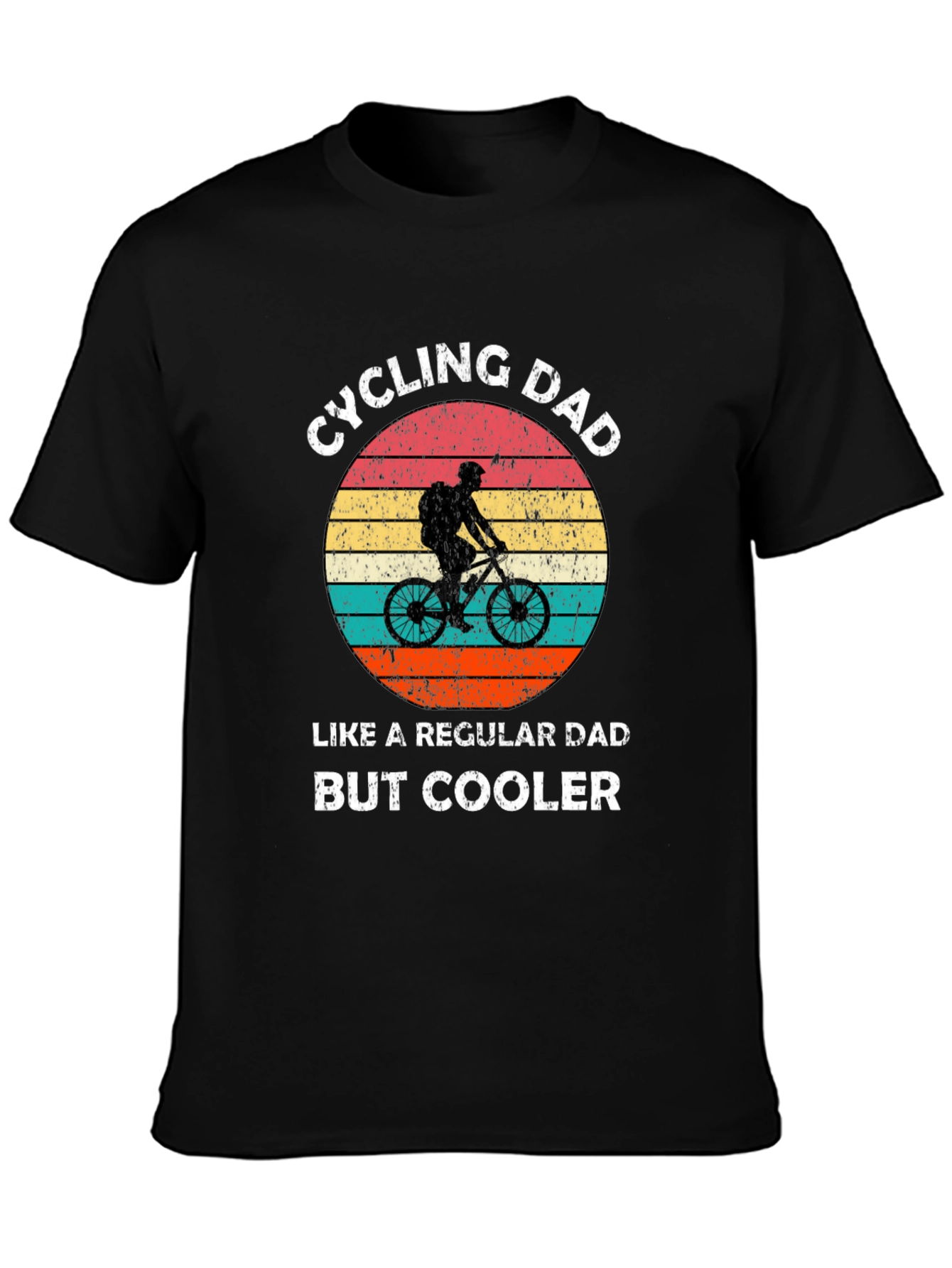 Cycling Dad T-Shirt - Retro Design