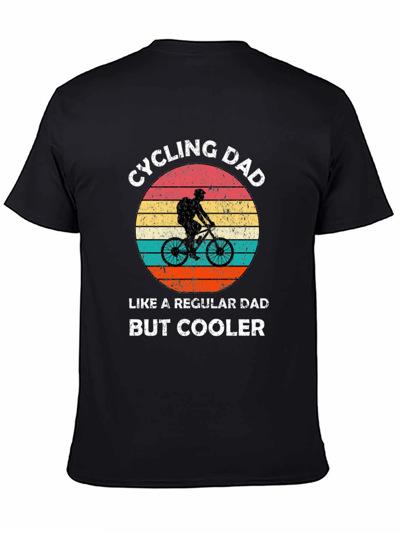 Cycling Dad T-Shirt - Retro Design