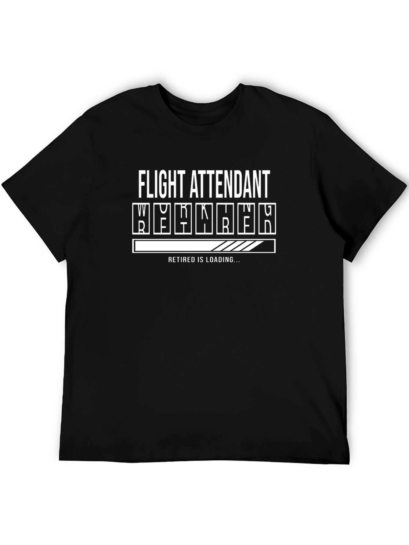 Flight Attendant Retirement Loading T-Shirt