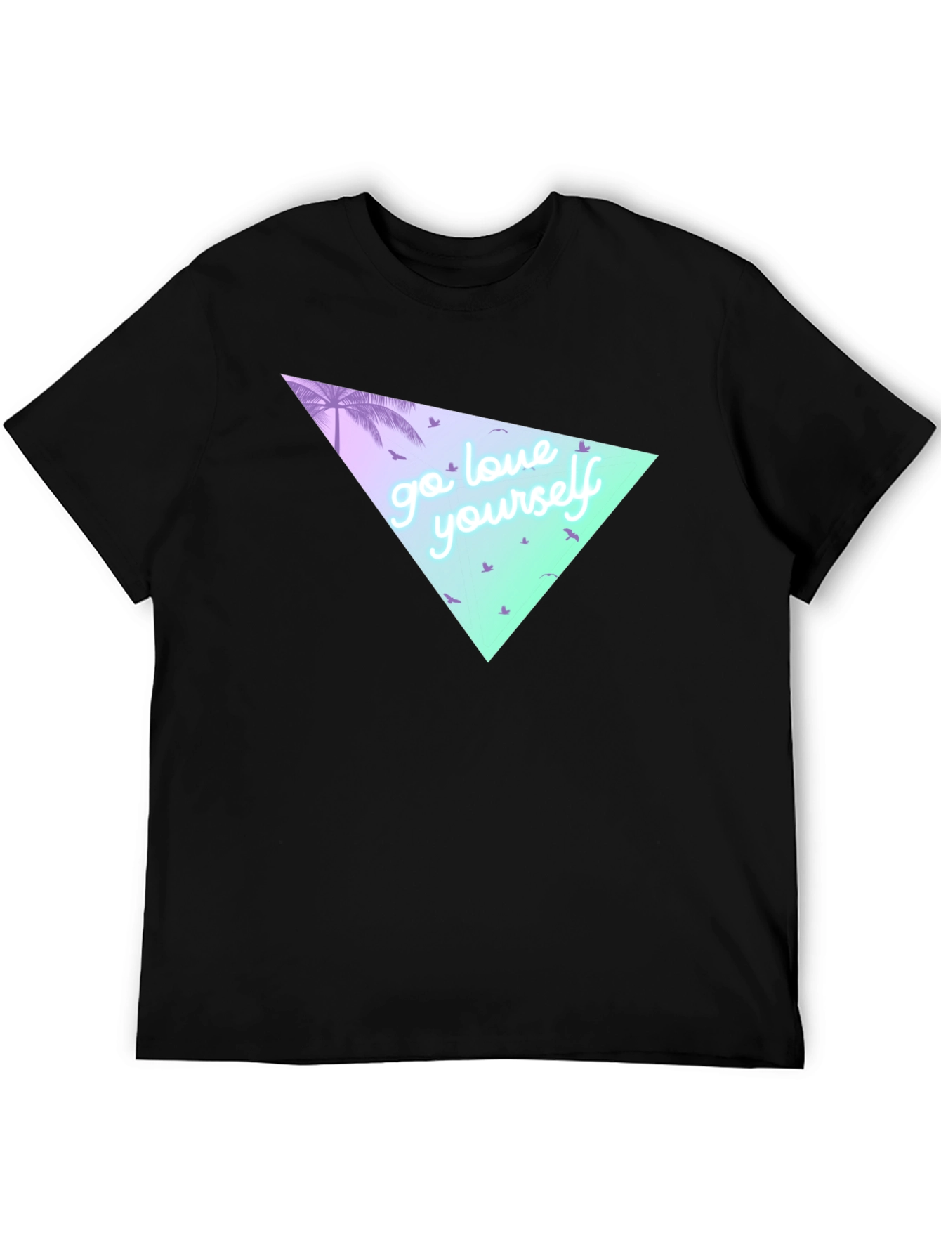 Go Love Yourself Graphic Tee - Black T-Shirt