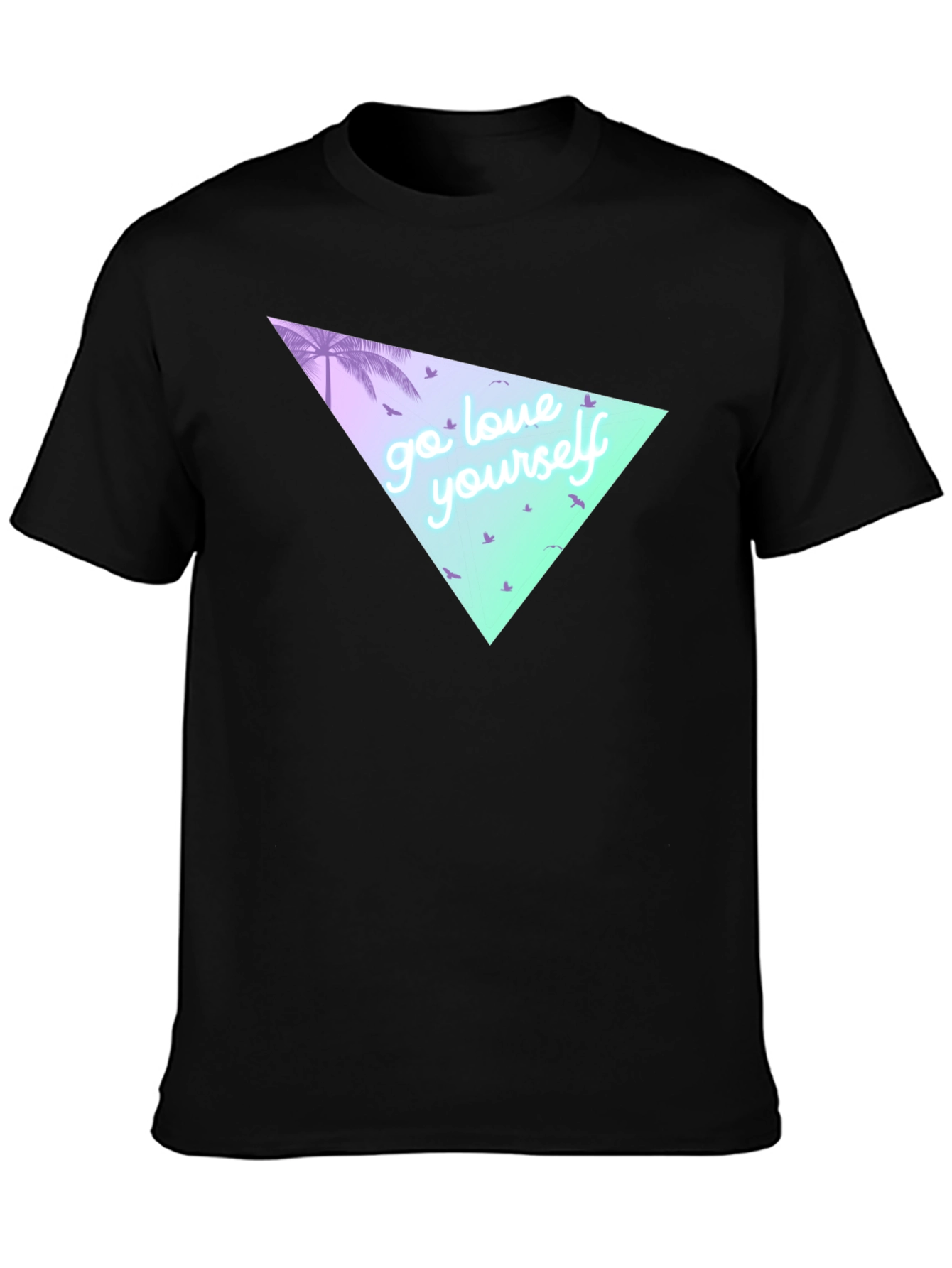 Go Love Yourself Graphic Tee - Black T-Shirt