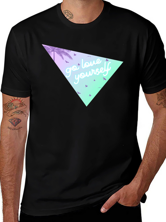 Go Love Yourself Graphic Tee - Black T-Shirt