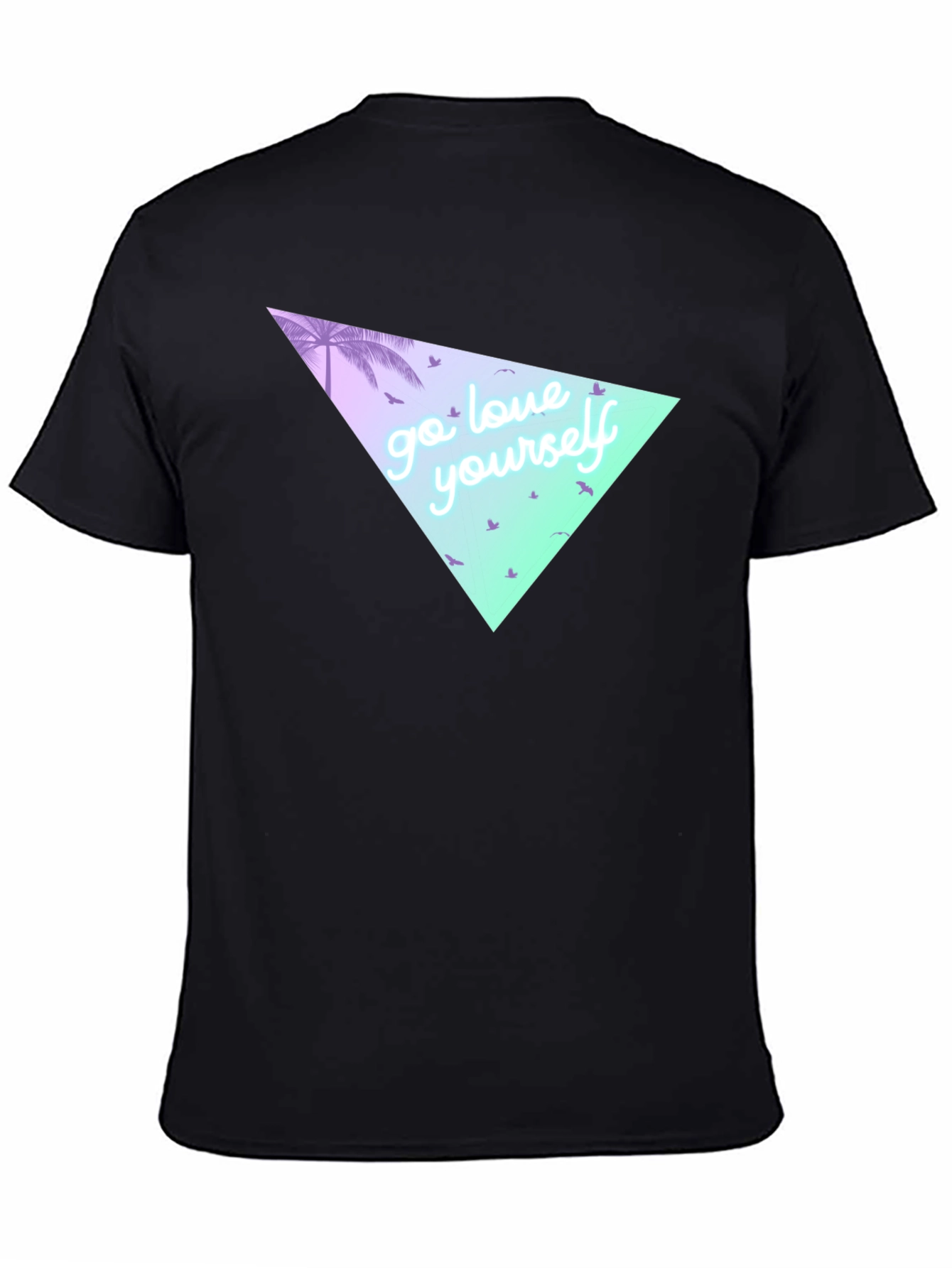 Go Love Yourself Graphic Tee - Black T-Shirt