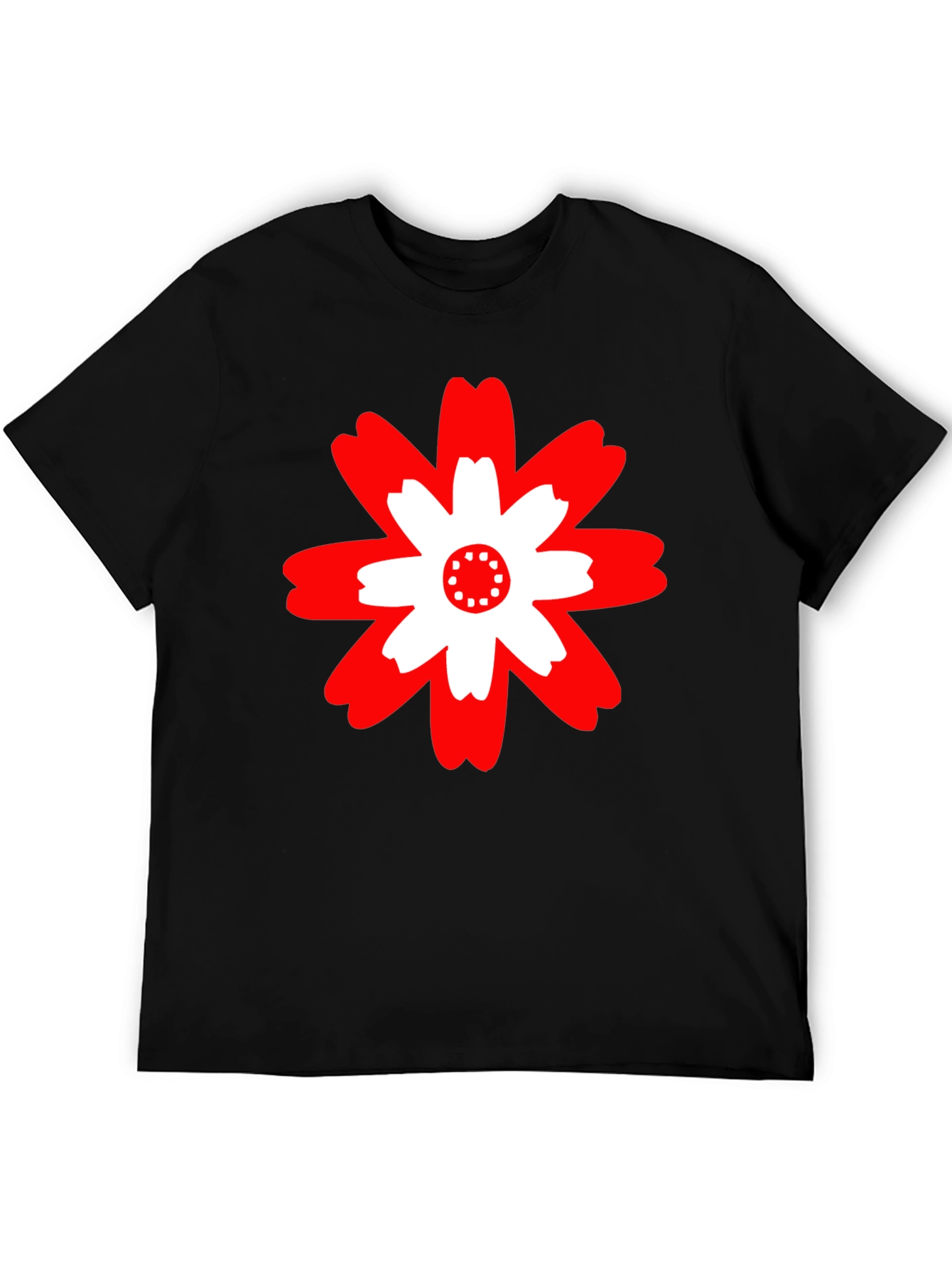 Bold Floral Graphic Tee - Modern Casual Style