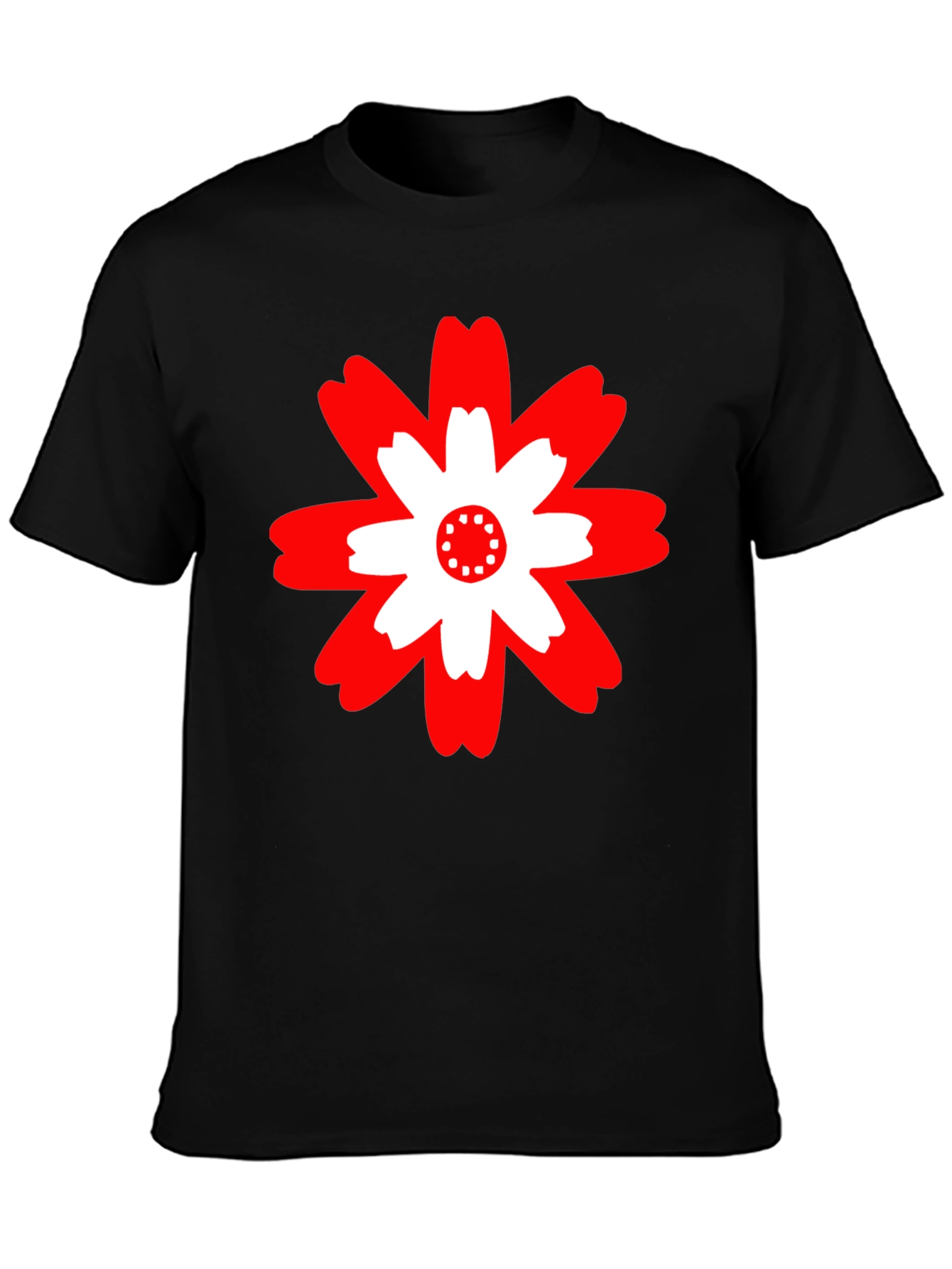 Bold Floral Graphic Tee - Modern Casual Style
