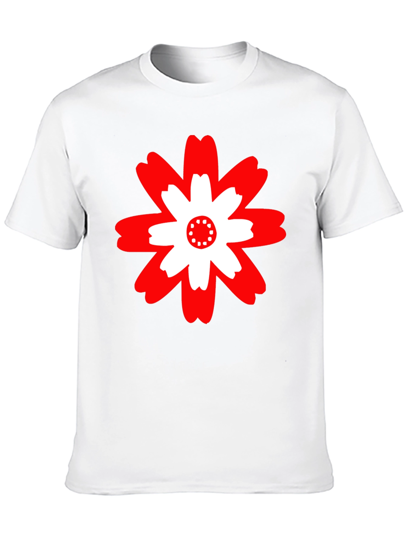 Bold Floral Graphic Tee - Modern Casual Style
