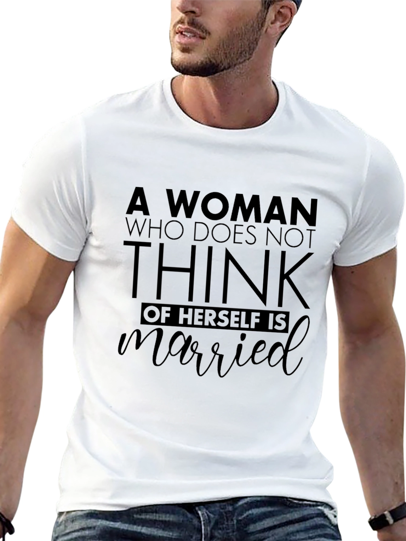 A Woman Who Does Not Think Married Graphic Tee