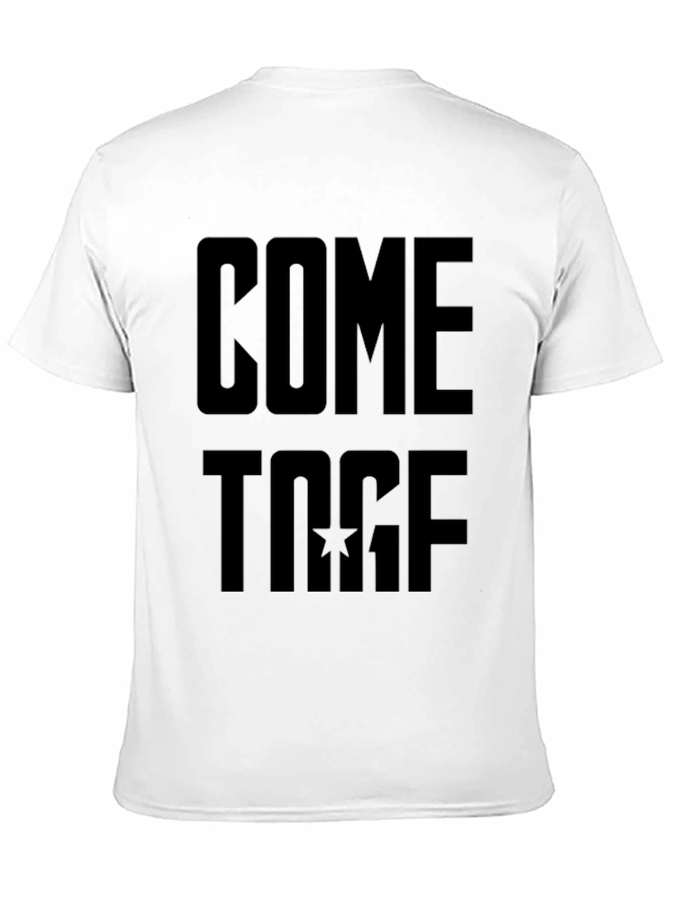 Come Together Black Graphic Tee