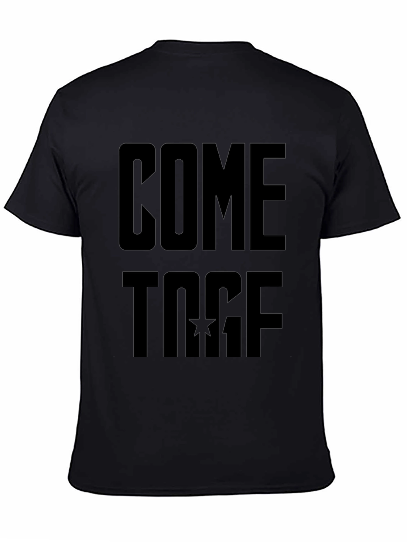 Come Together Black Graphic Tee