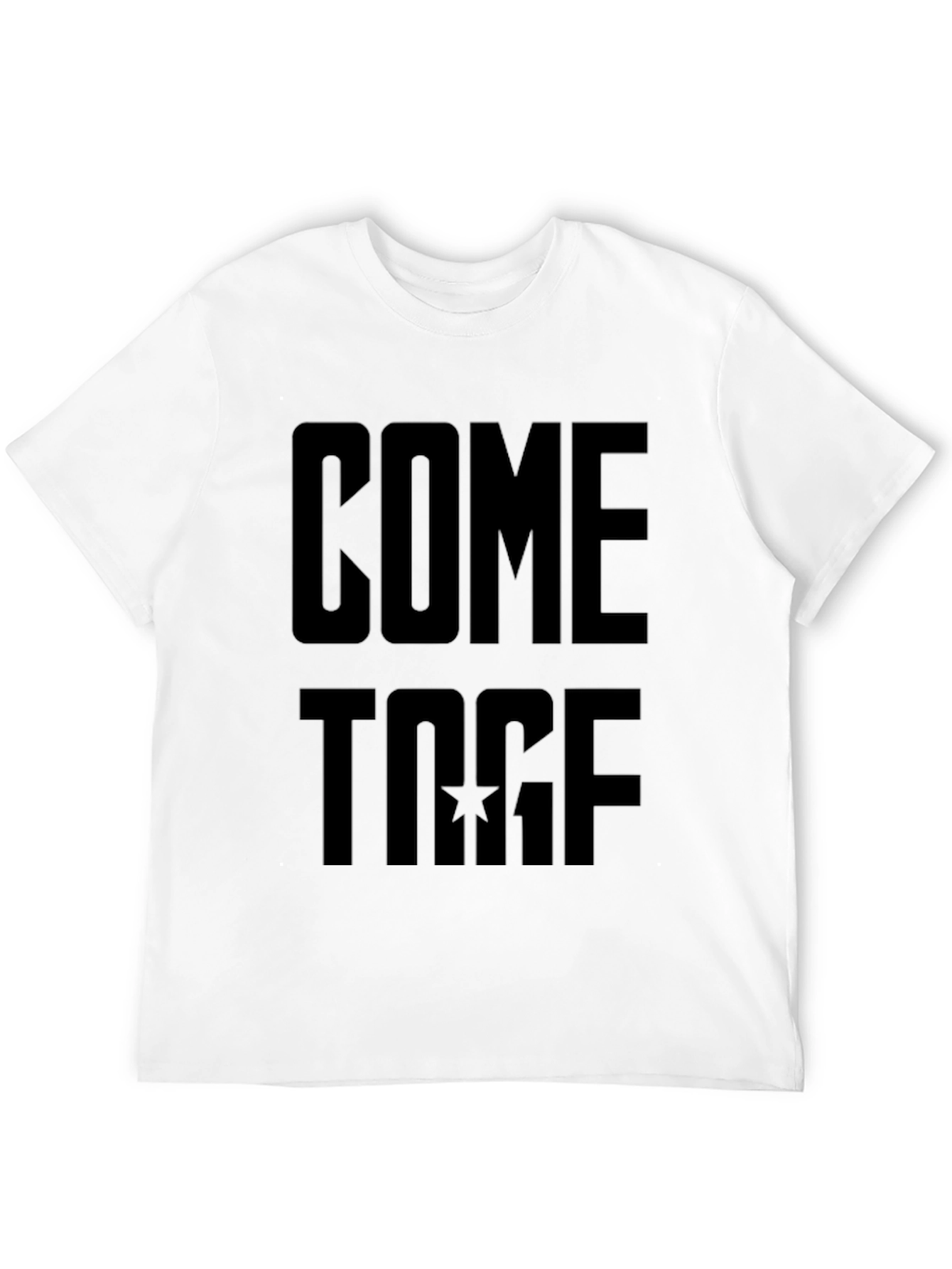 Come Together Black Graphic Tee