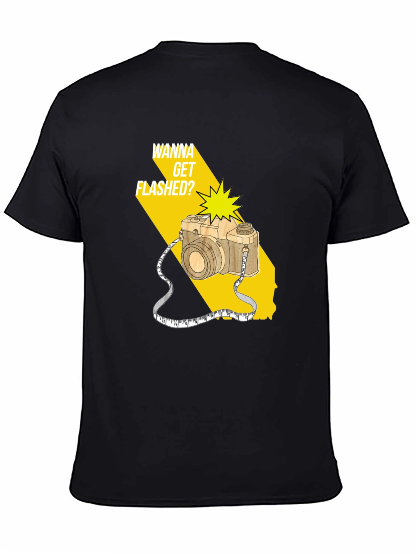Wanna Get Flashed? Camera Graphic Tee