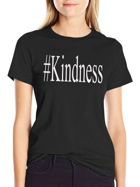 #Kindness Black Graphic T-Shirt