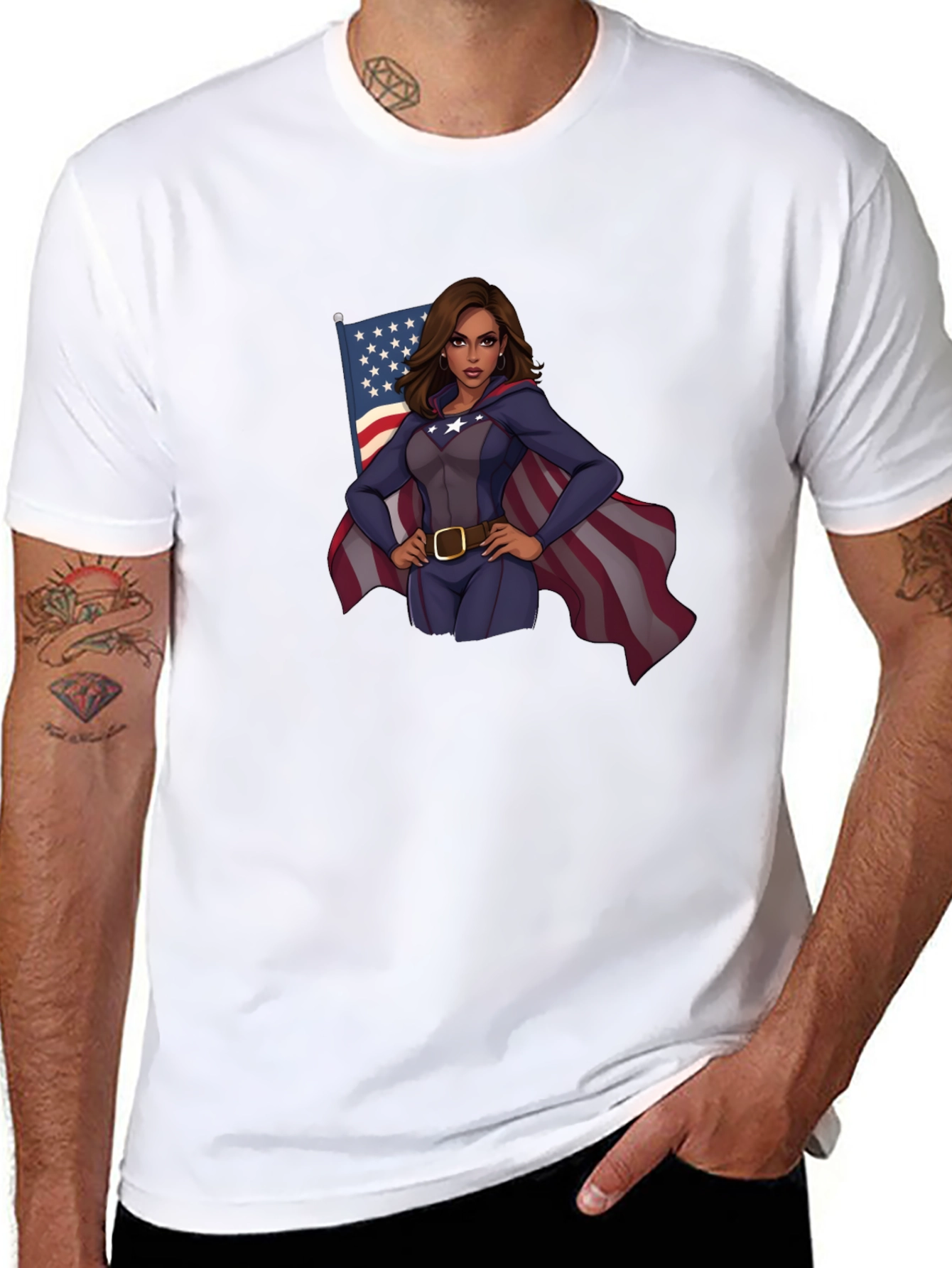 American Heroine Graphic Tee
