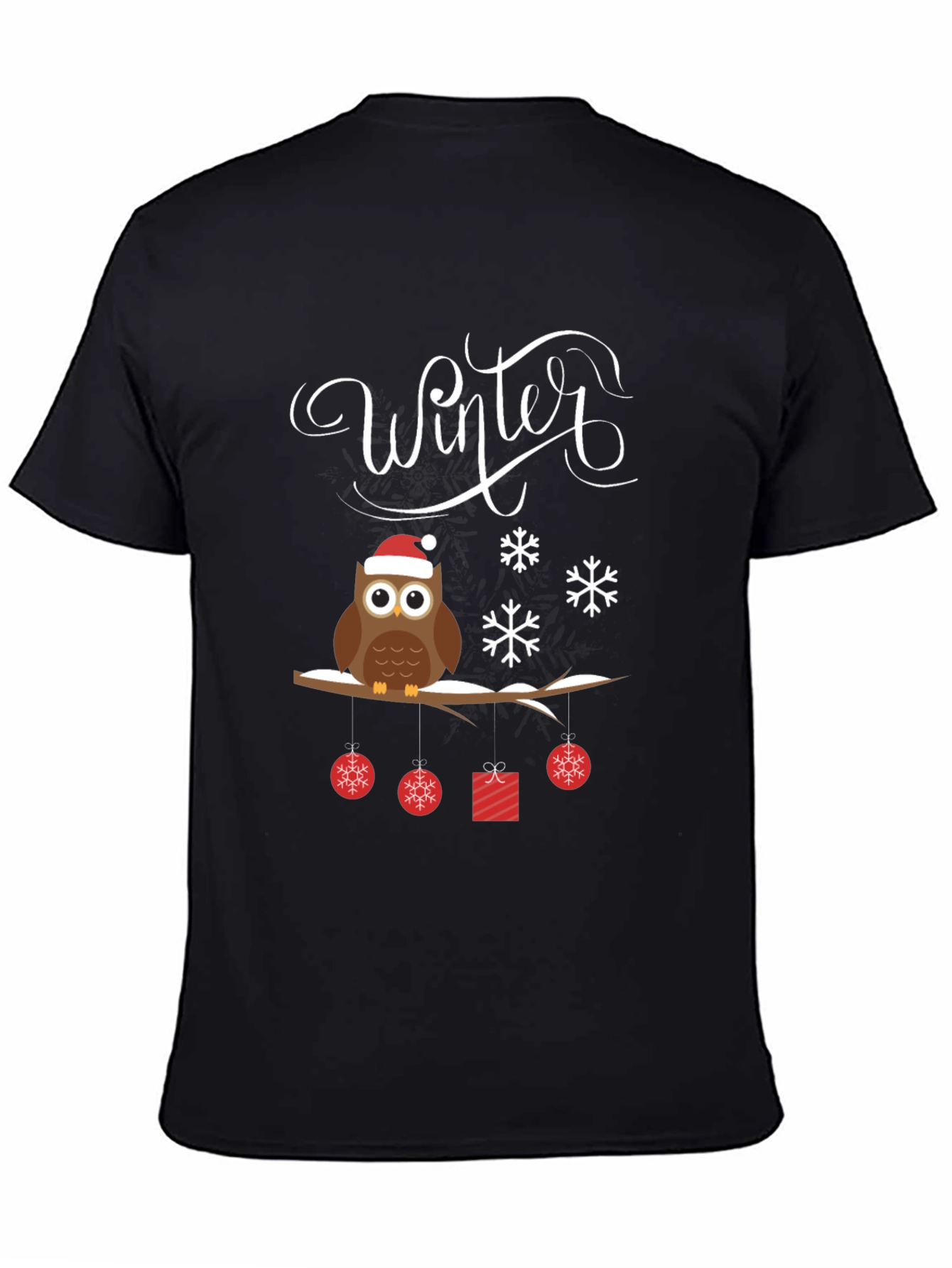 Winter Owl Christmas T-Shirt