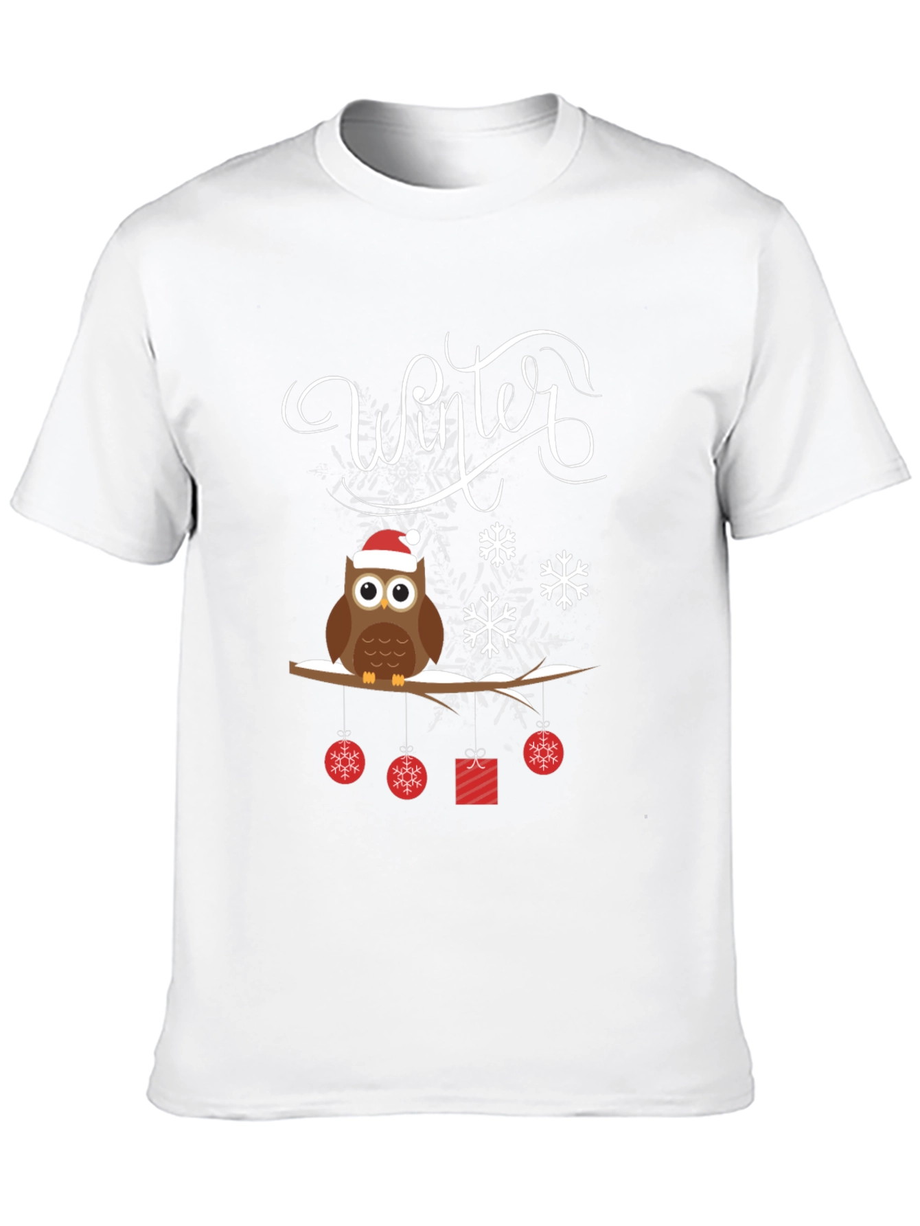Winter Owl Christmas T-Shirt
