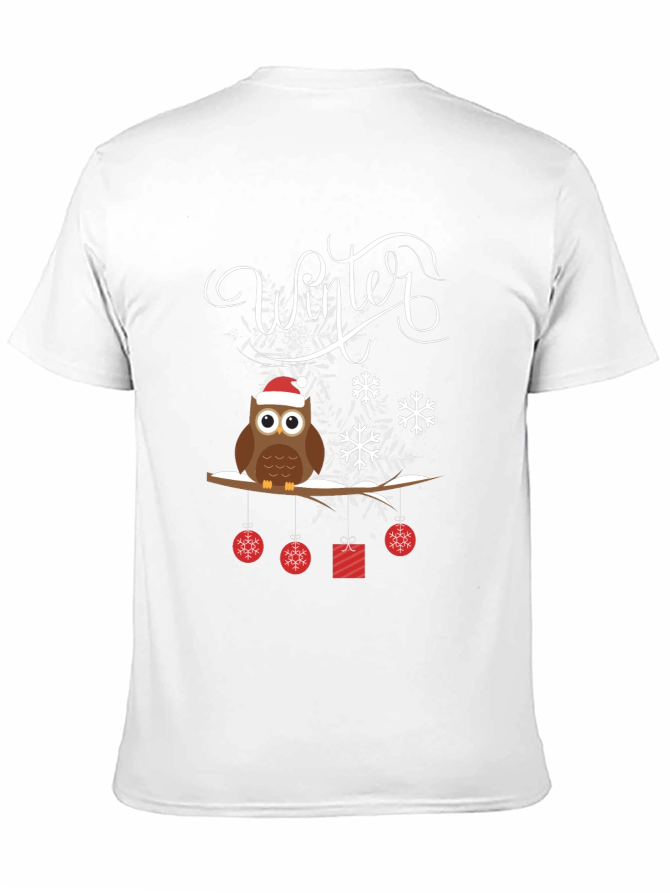 Winter Owl Christmas T-Shirt