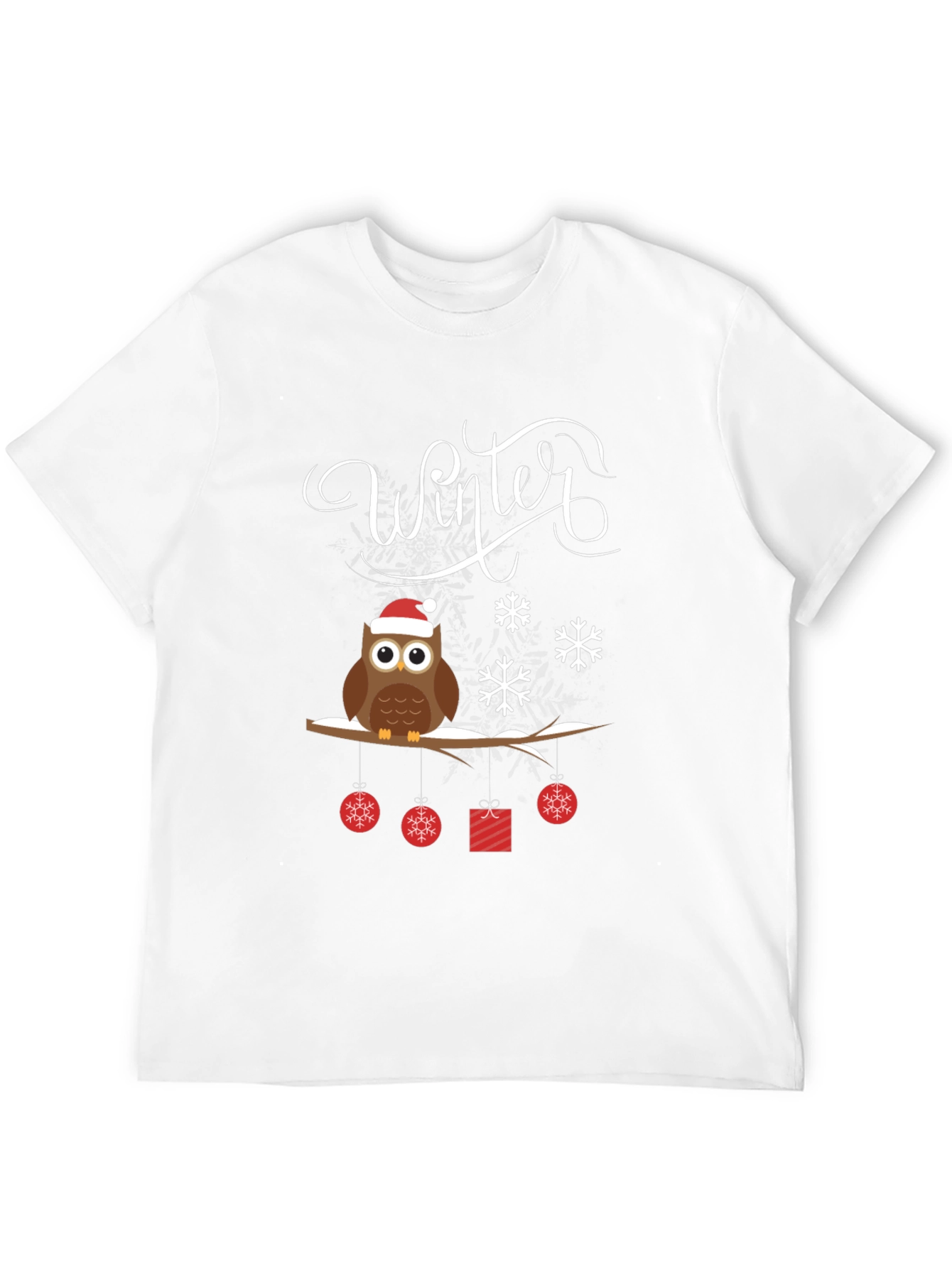 Winter Owl Christmas T-Shirt