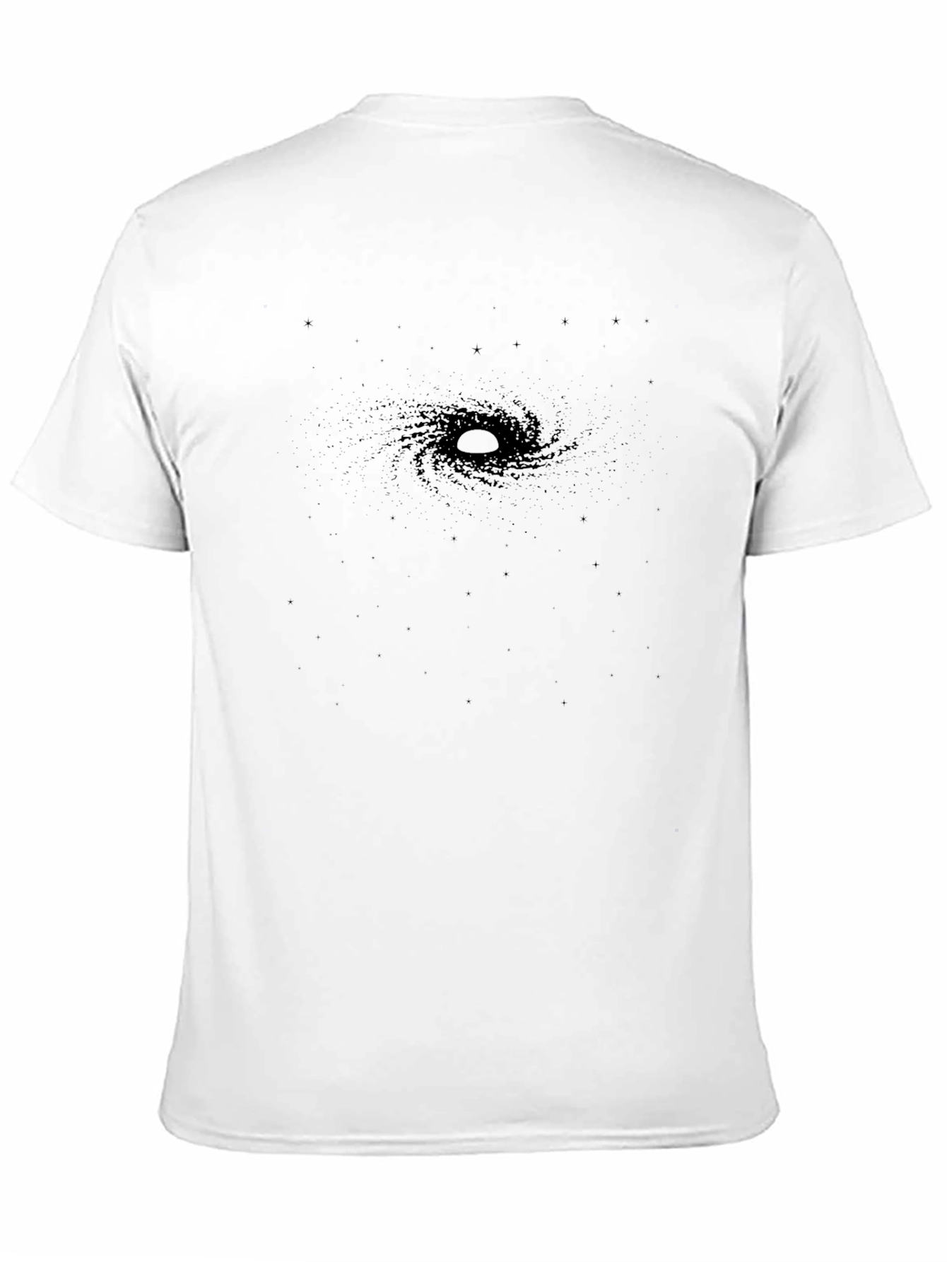 Black Hole Graphic Tee - Premium Black Cotton T-Shirt