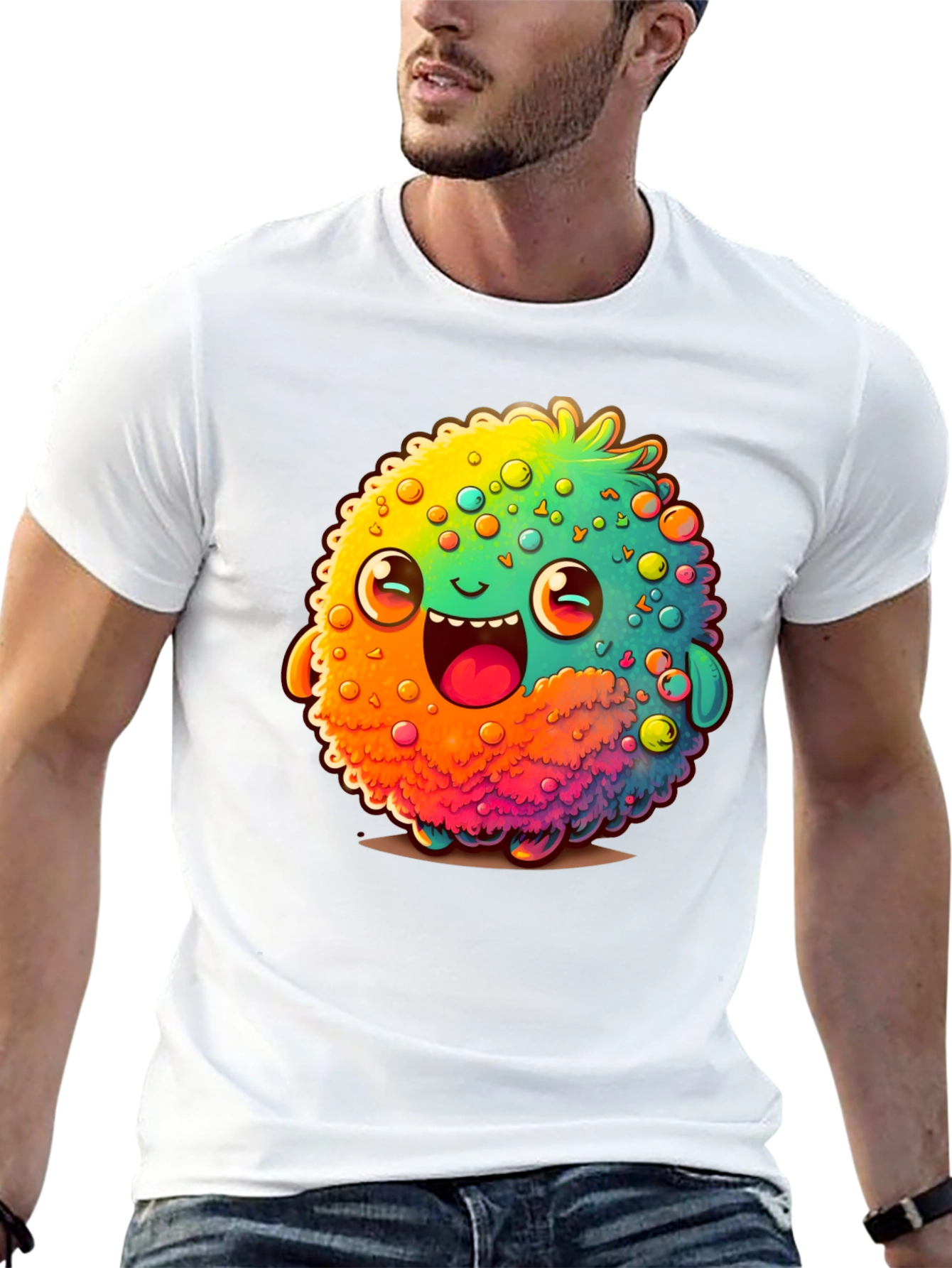 Funky Monster Graphic Tee - Black T-Shirt