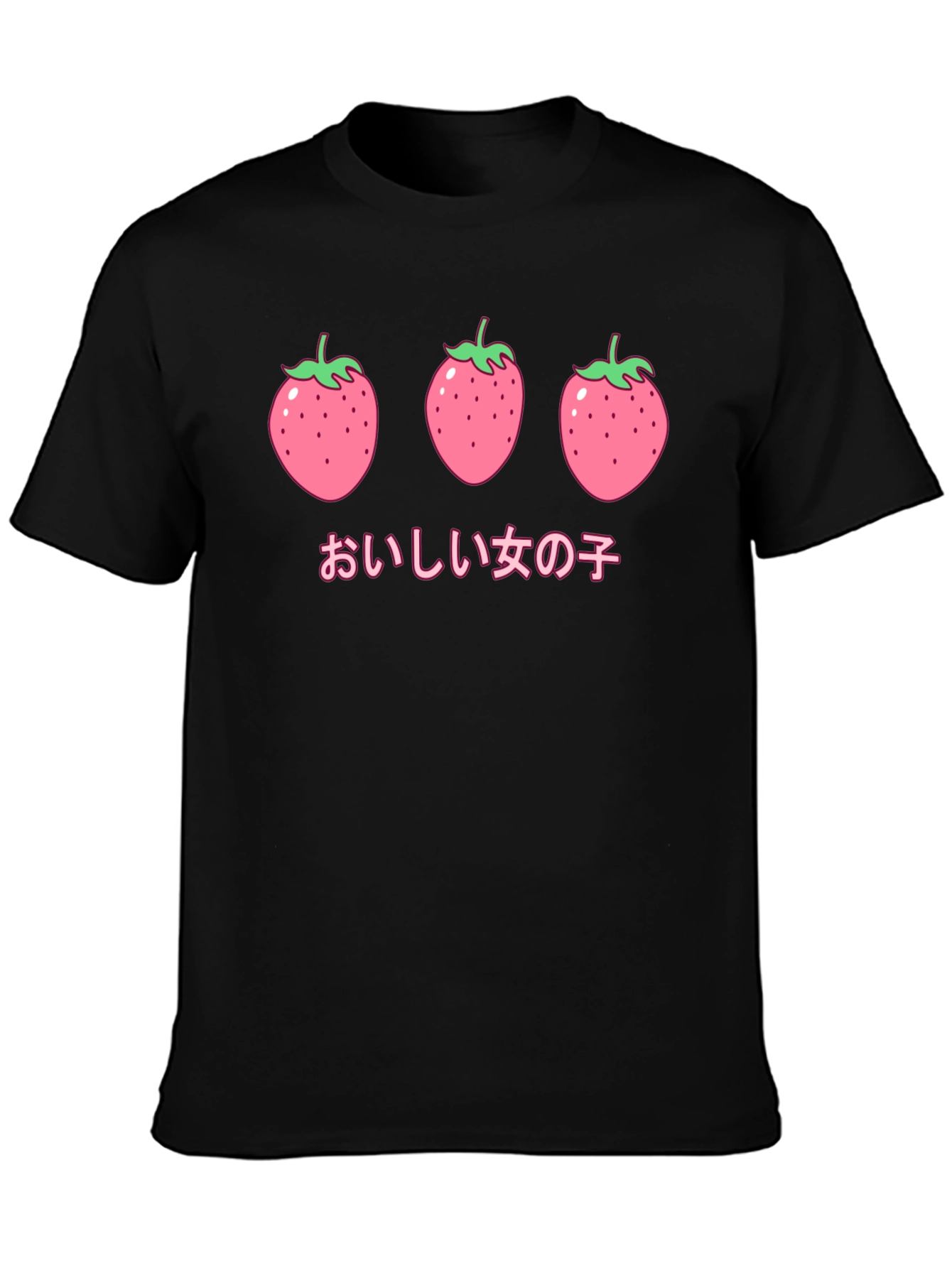 Strawberry Kawaii T-Shirt - Cute Graphic Tee
